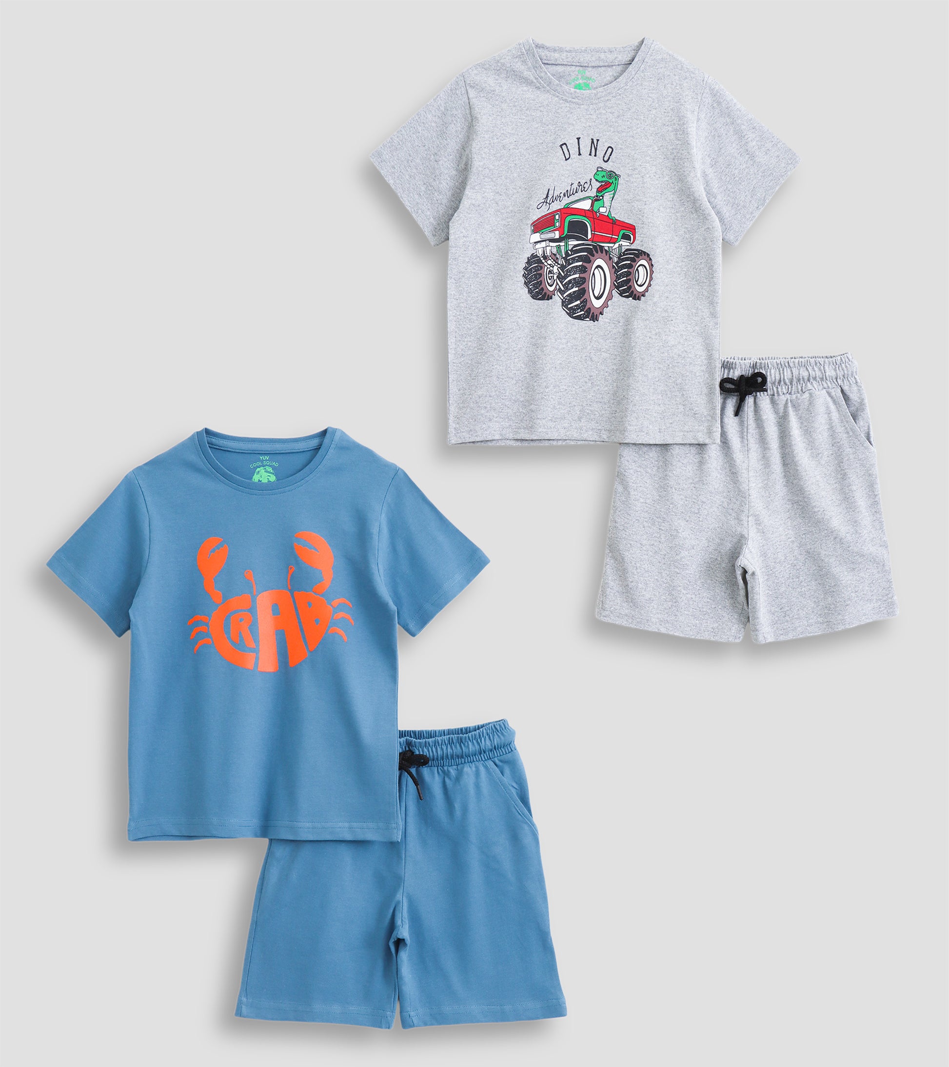 Monster Truck & Ocean Crab Adventure Outfit Sets