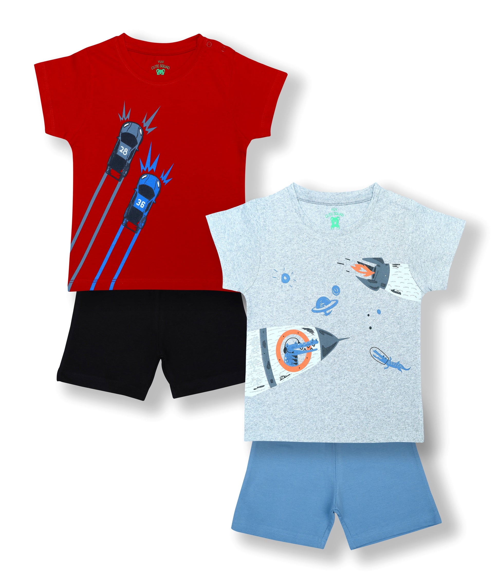 Turbo Speed & Galaxy Gator 2-Pack Cotton Set