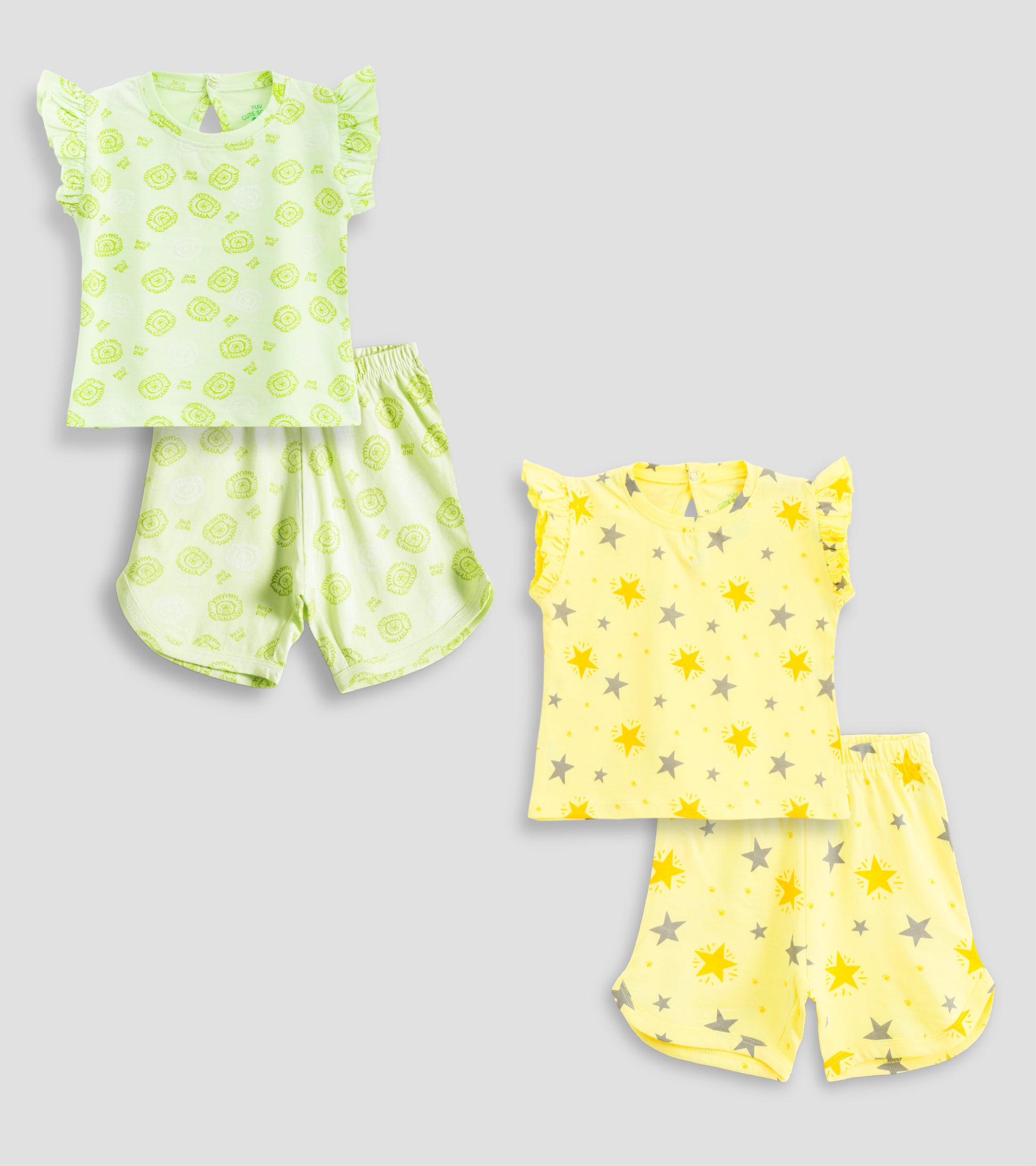 Roaring Star Baby Girls' Coord Set