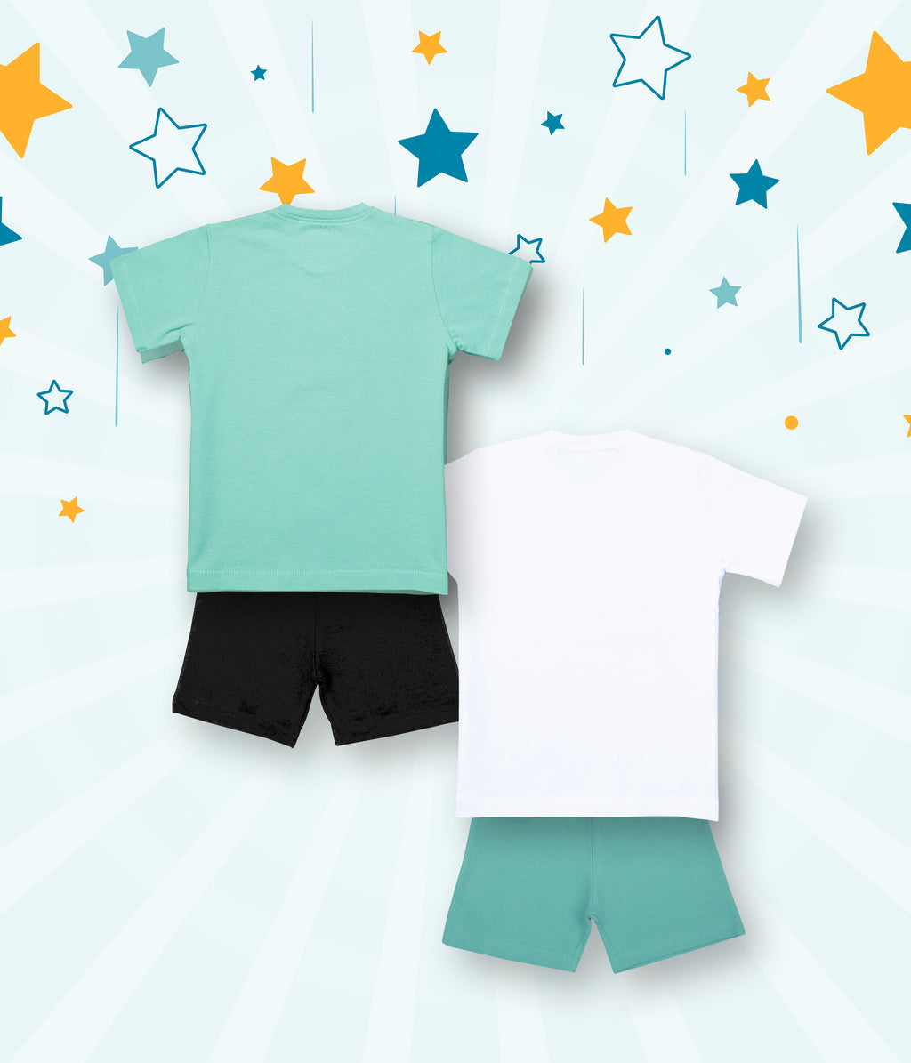 Snuggle-Saurus & Sea Friend 2-Pack Cotton Set