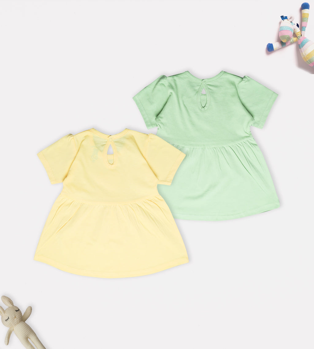 Super Mom & Tiny Hero: 100% Cotton Frock Duo