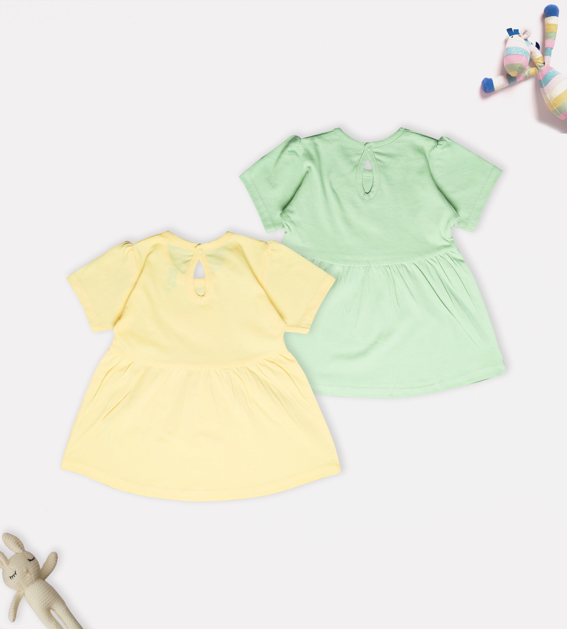 Super Mom & Tiny Hero: 100% Cotton Frock Duo