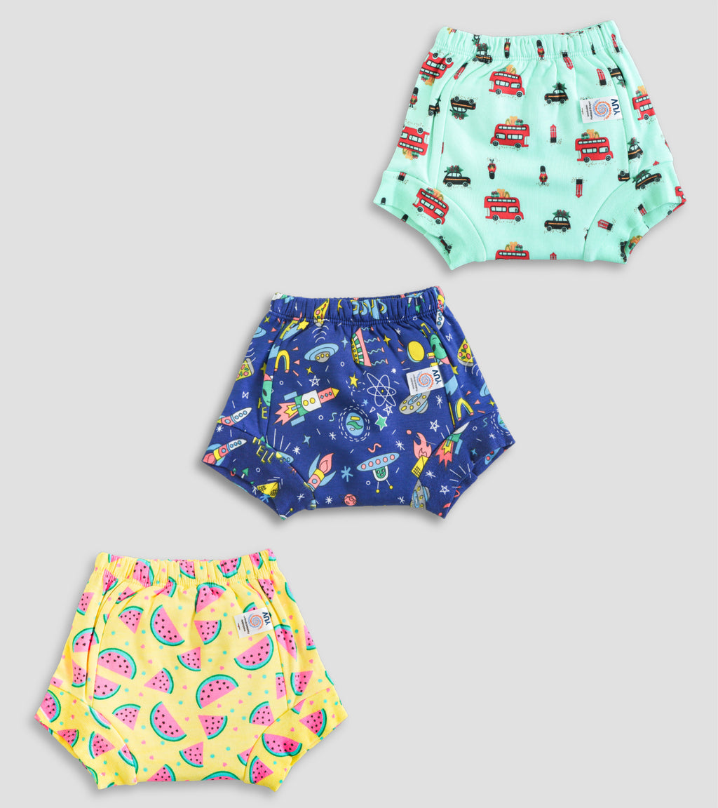 Leakproof Diaper Brief | Soft Washable Underwear
