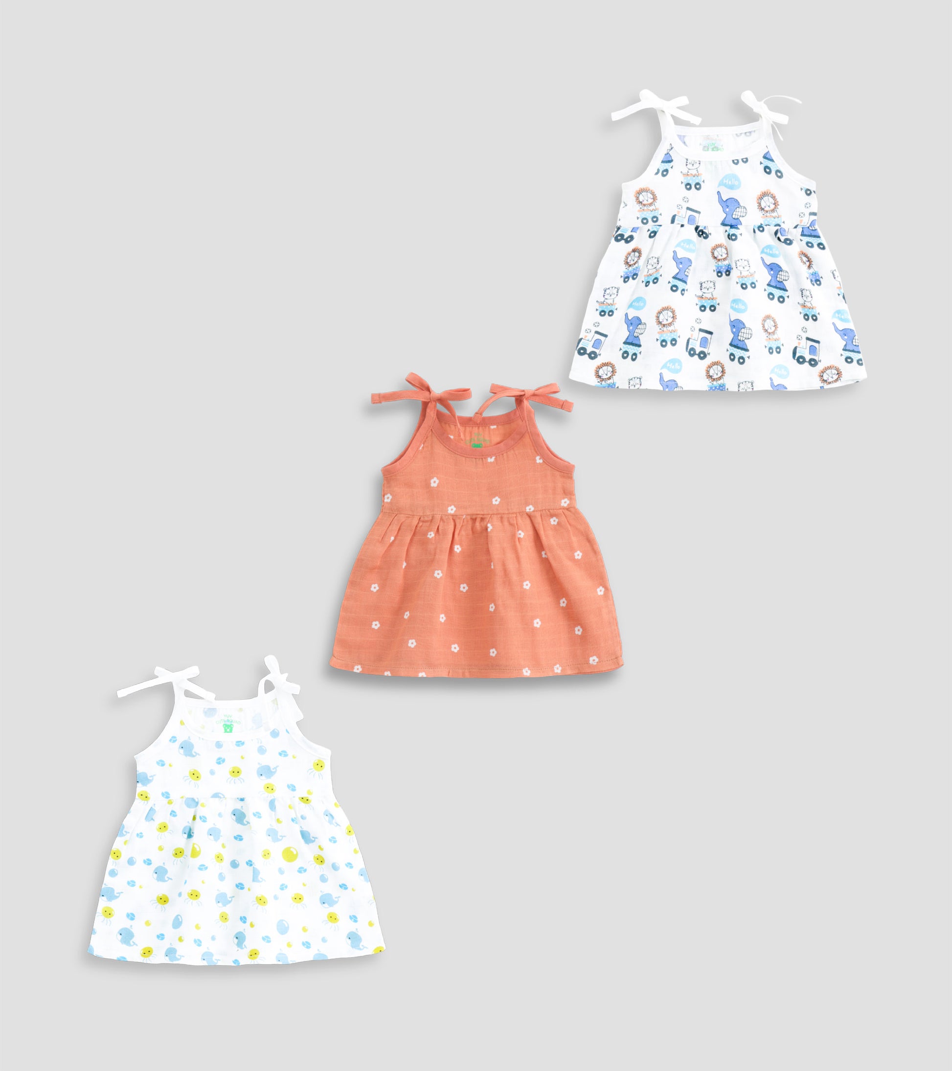 Safari & Sea Dreams Organic Muslin Frock Collection