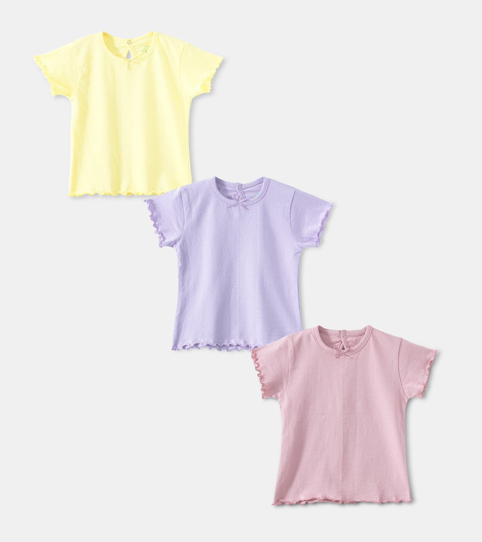 The Pastel Essentials Pack: Baby Girls Tee