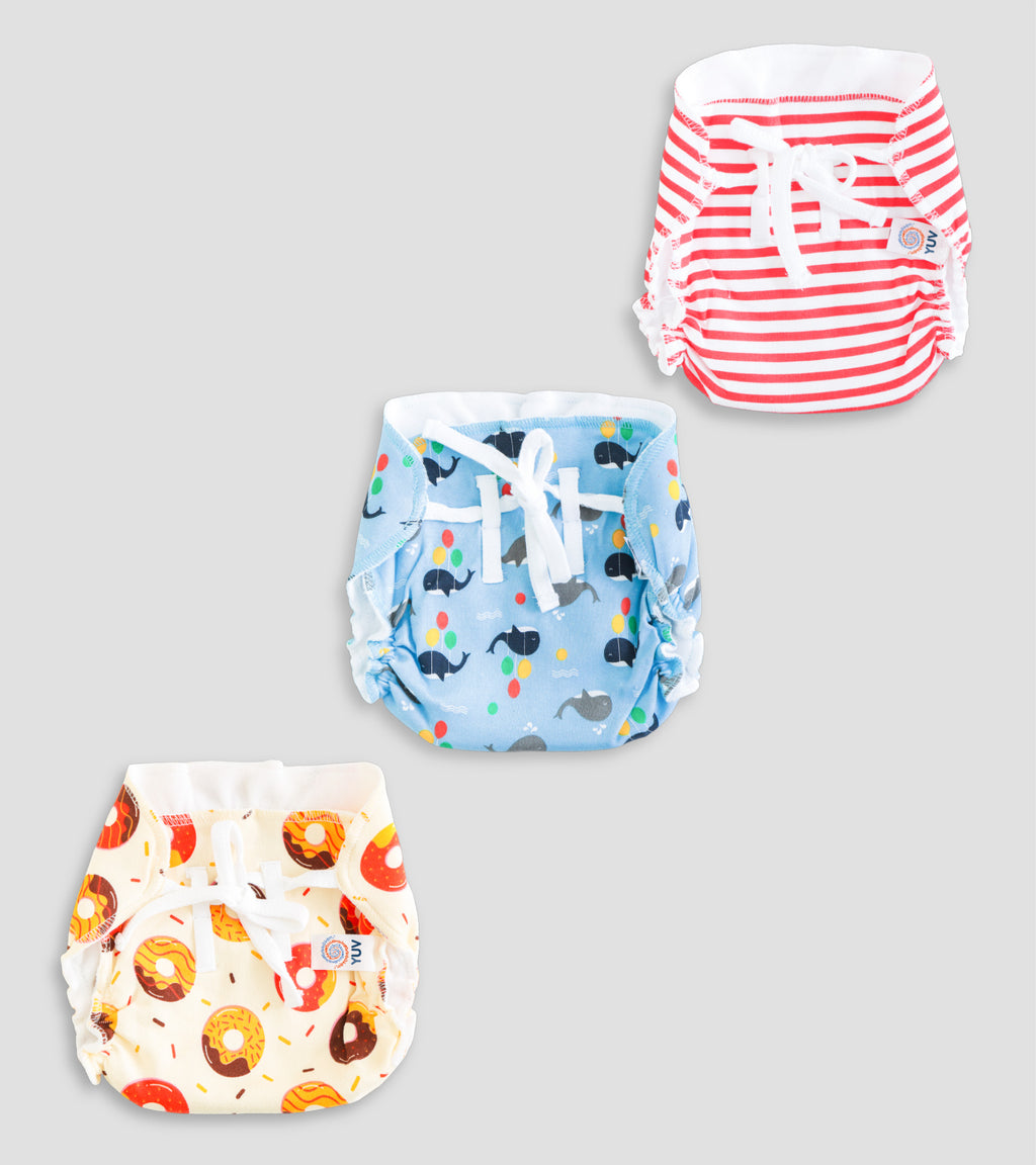 Sweet Ocean Adventures – Pack of 3 Cotton Langote