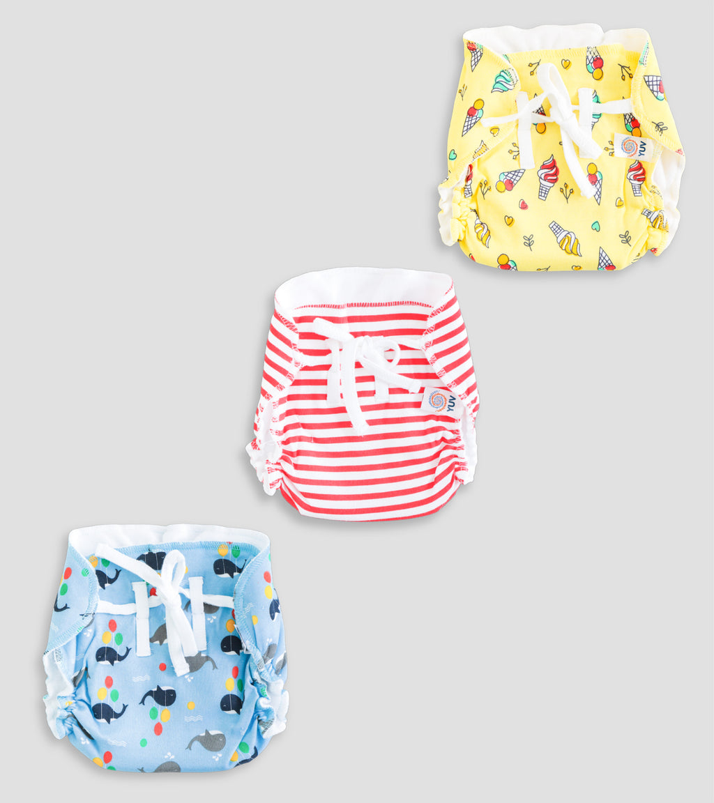 Bloom & Scoop Delight – Pack of 3 Cotton Langote