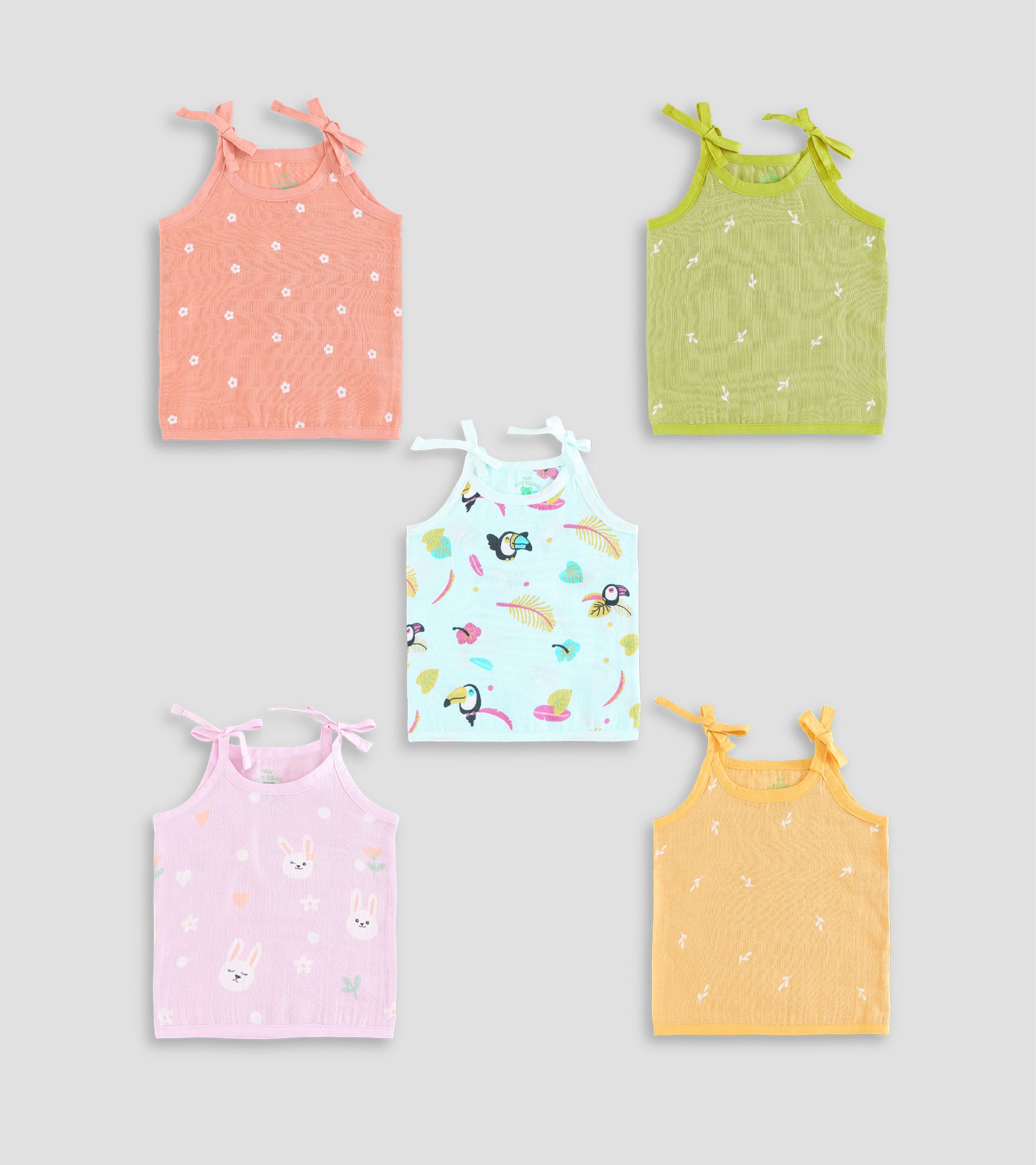 Cozy Organic Muslin Baby Tie-Up Shirts