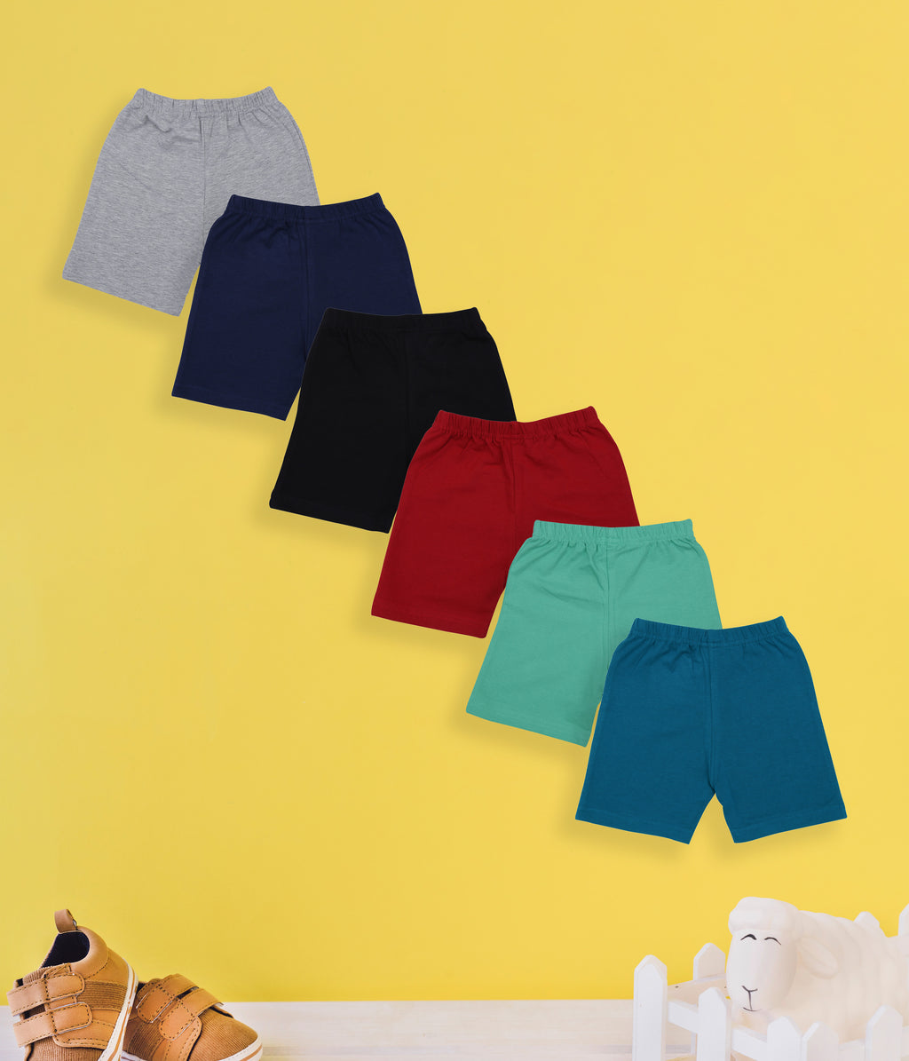 Multicolor Cotton Shorts for Infant