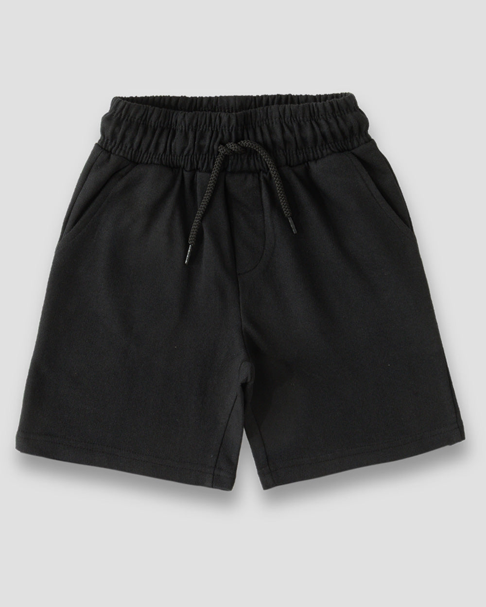 Everyday Explorer: Boys' Comfortable Black Shorts with Pockets