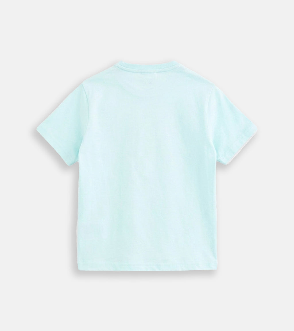 Dino Riffic – Sky Blue Soft & Breathable Graphic Tee