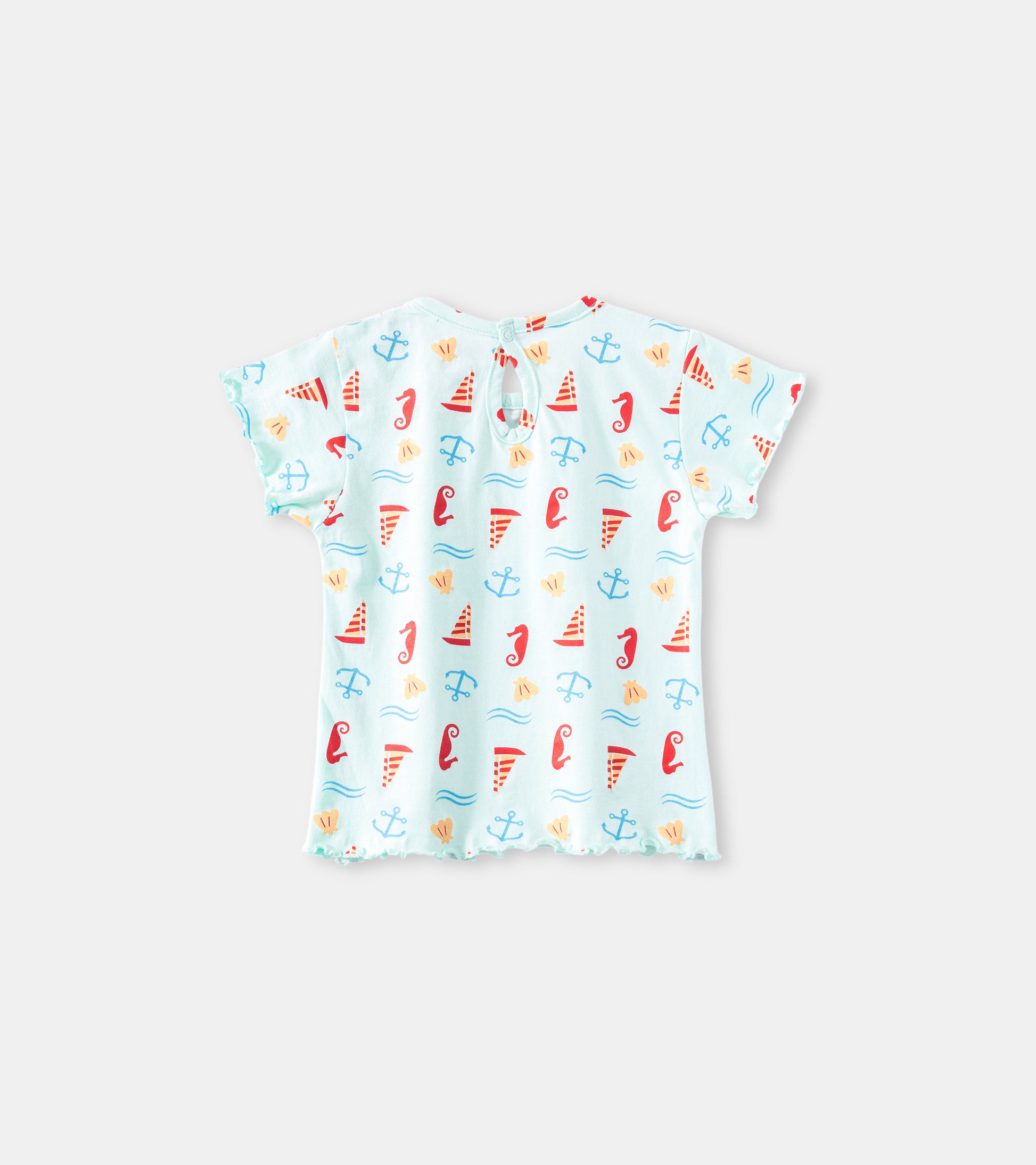 Whimsical Wanderer Set: 3- Pack Playful printed Tees for Babies