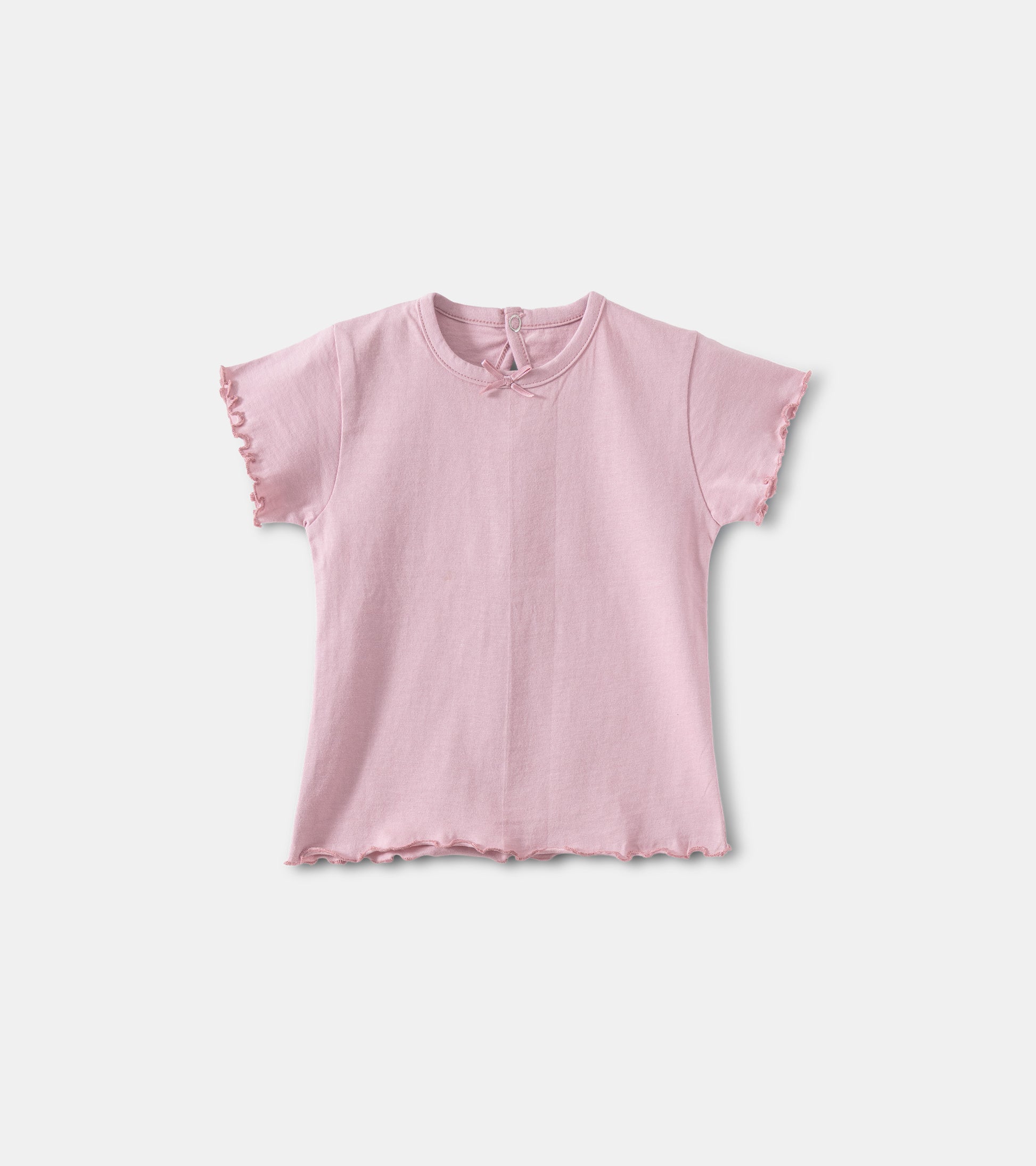 Soft pastel dusty rose, Baby Girl Tee