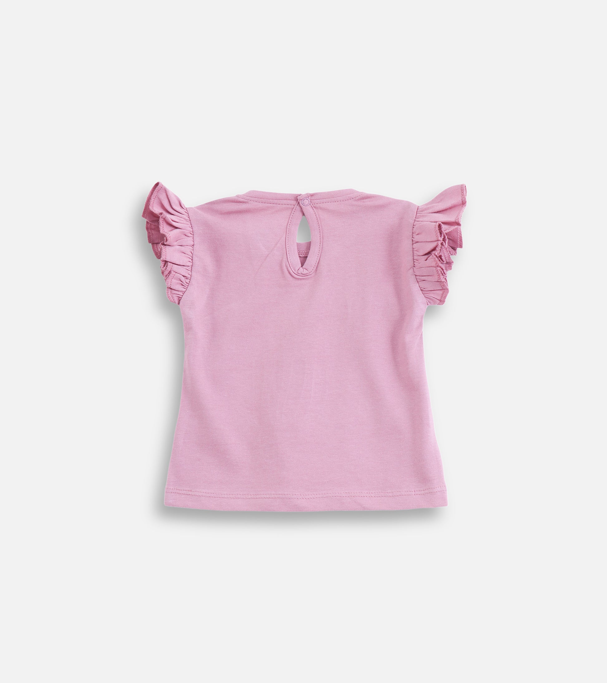 Mauve Bunny Baby Girl Tee
