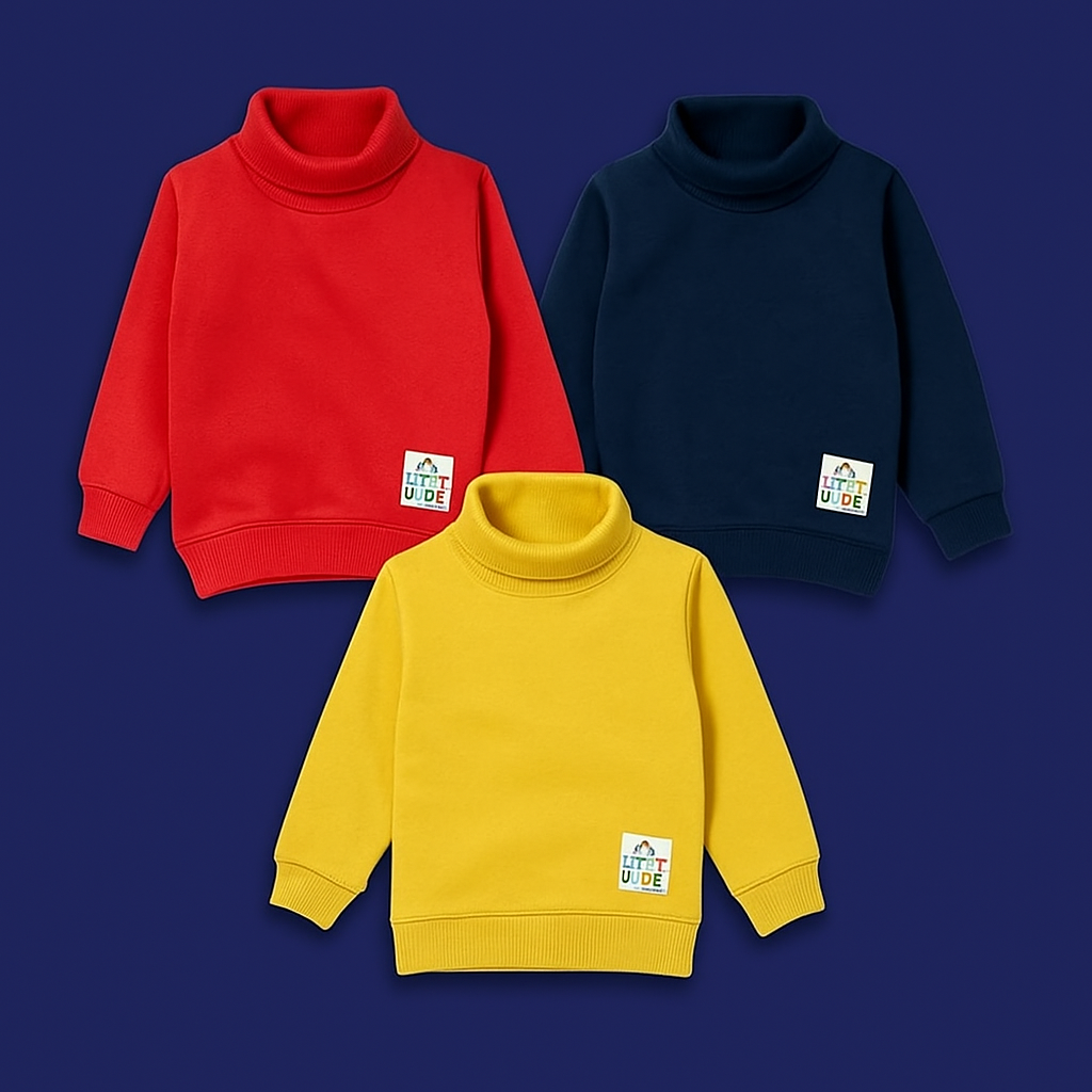 Pack of 3 - Turtle Necks