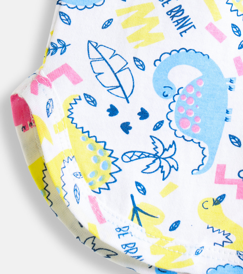 Pop of Color! 5-Pack Baby Girls’ 100% Cotton Comfort Shorts