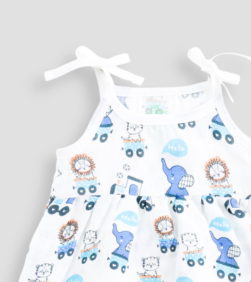 Safari & Sea Dreams Organic Muslin Frock Collection
