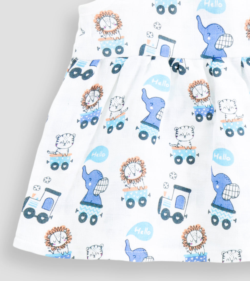 Safari & Sea Dreams Organic Muslin Frock Collection