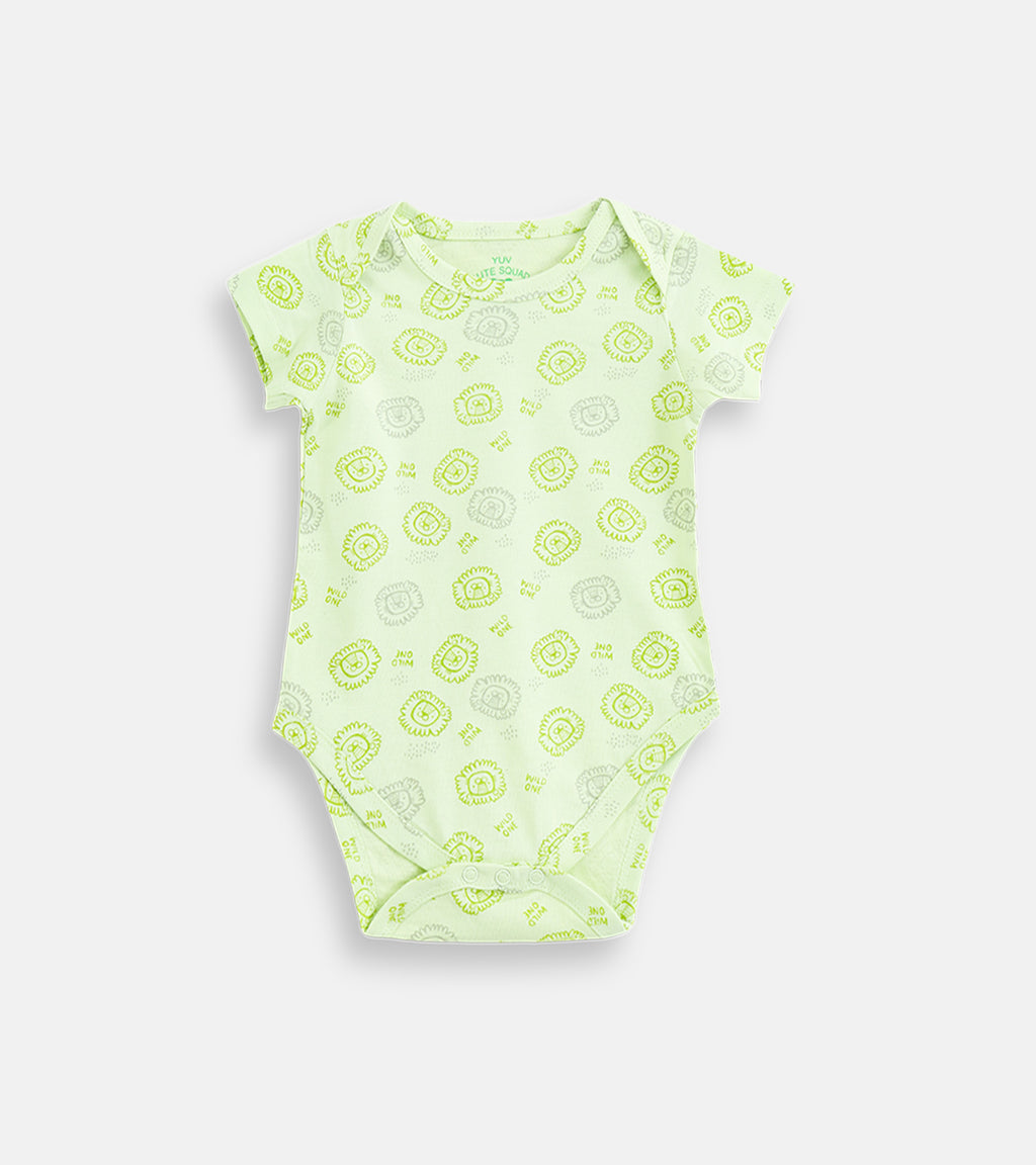 Wild One Lion Print Onesie for Babies