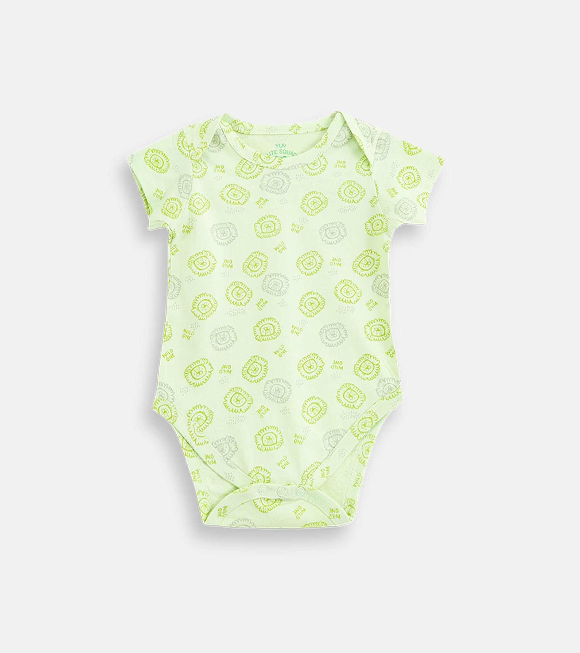 Wild One Lion Print Onesie for Babies