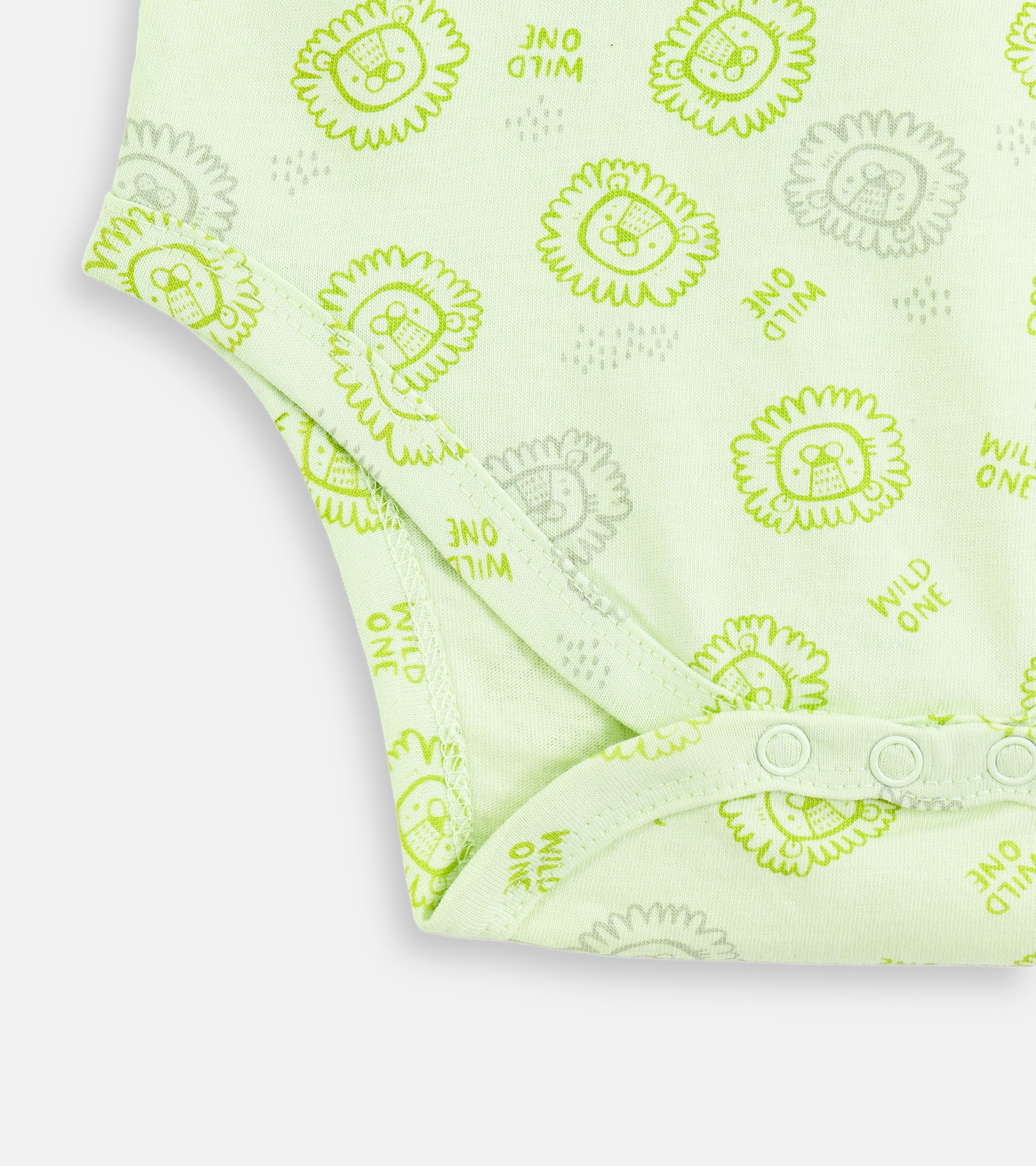 Wild One Lion Print Onesie for Babies