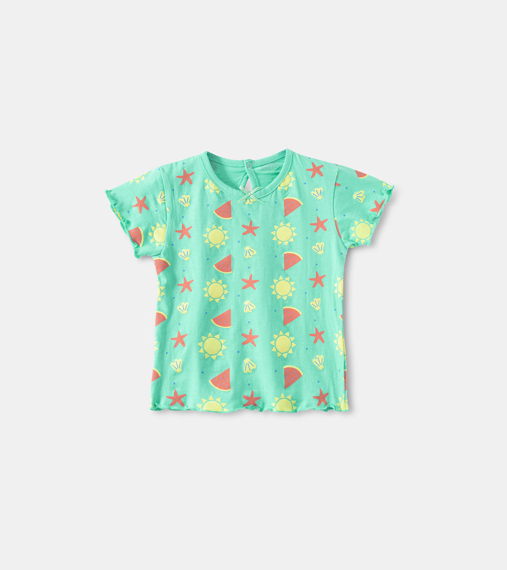Tropical Vibes, Baby Girl Tee