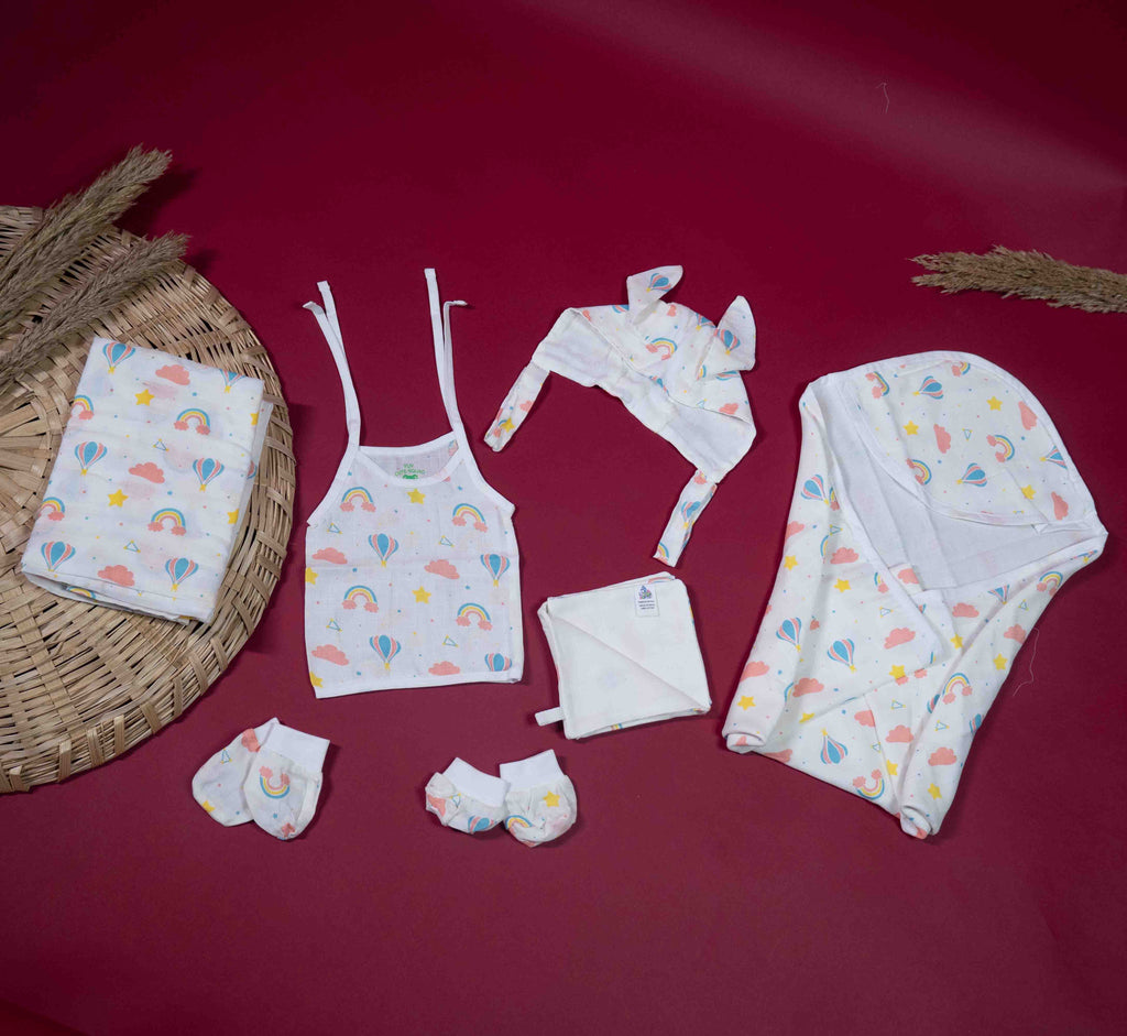 Hot Air Baloon - New Born Gift Set