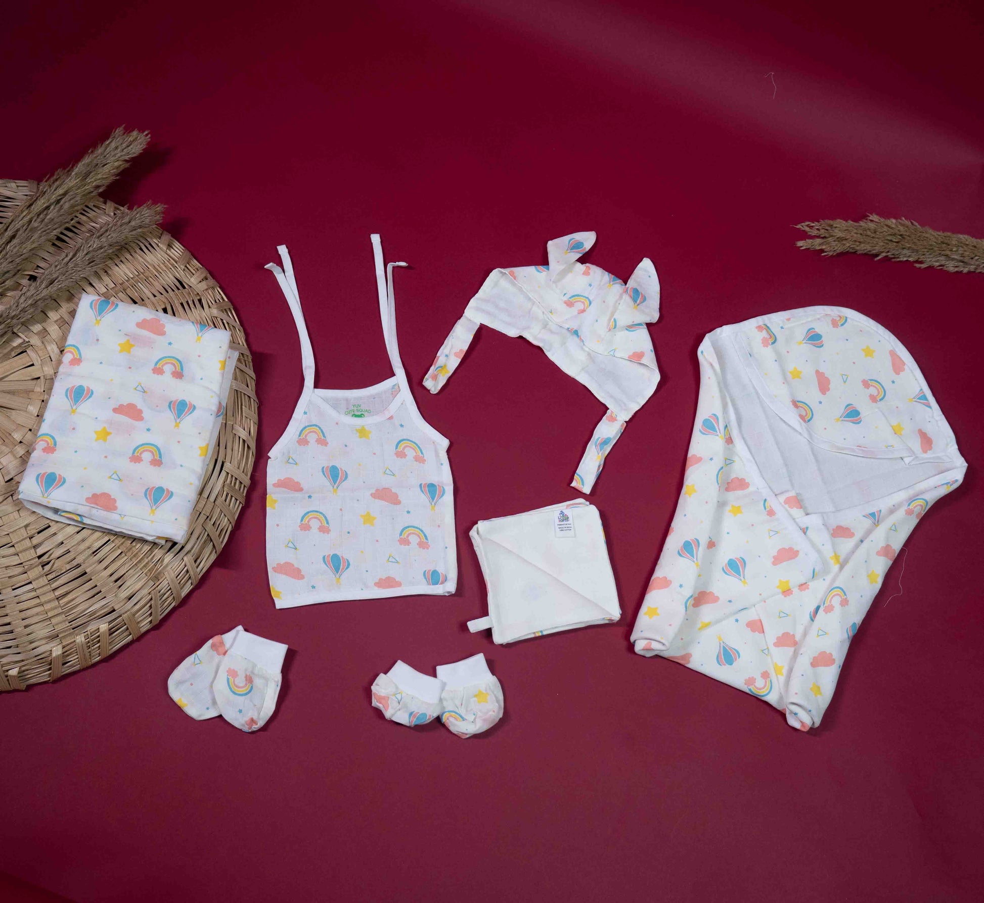 Hot Air Baloon - New Born Gift Set