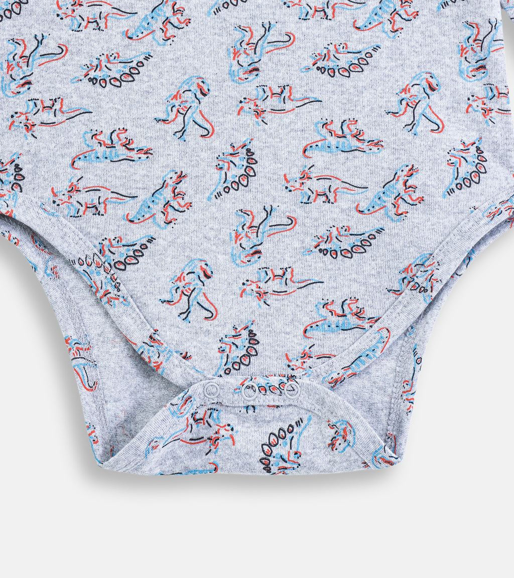 Graphic Printed Cotton Fullsleeve Onesies – Gentle Skin-Friendly Set