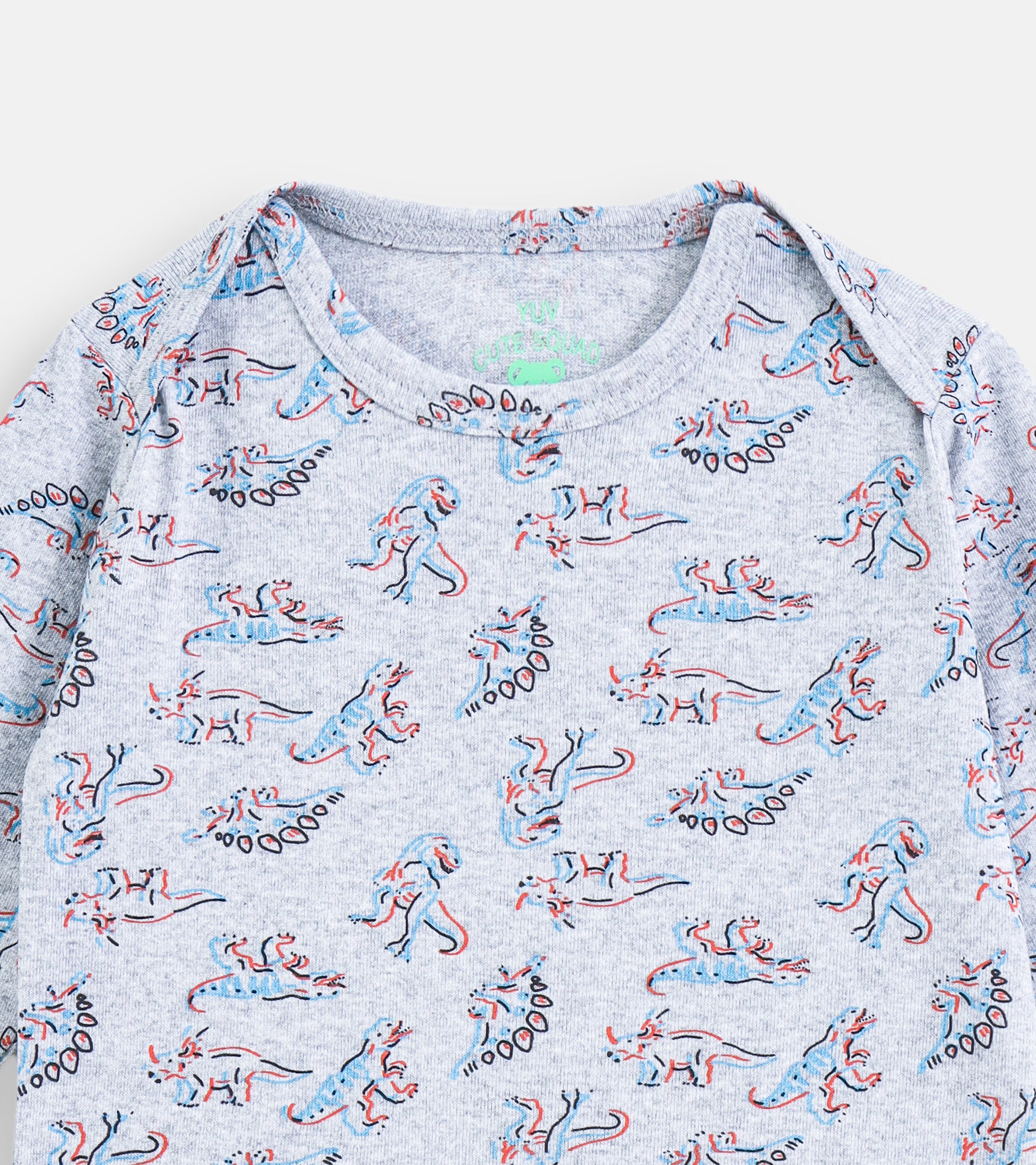Graphic Printed Cotton Fullsleeve Onesies – Gentle Skin-Friendly Set