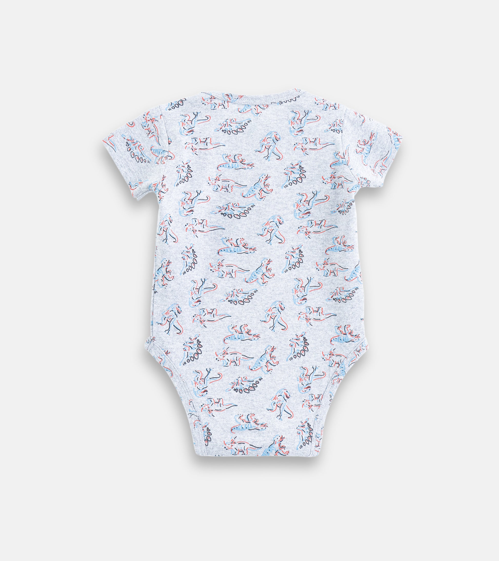 Tiny Roars Dino Print Cotton Baby Onesie