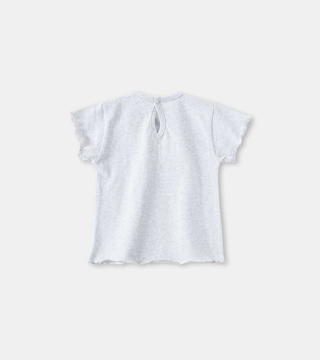 Just Chillin' flamingo, Baby Girl Tee