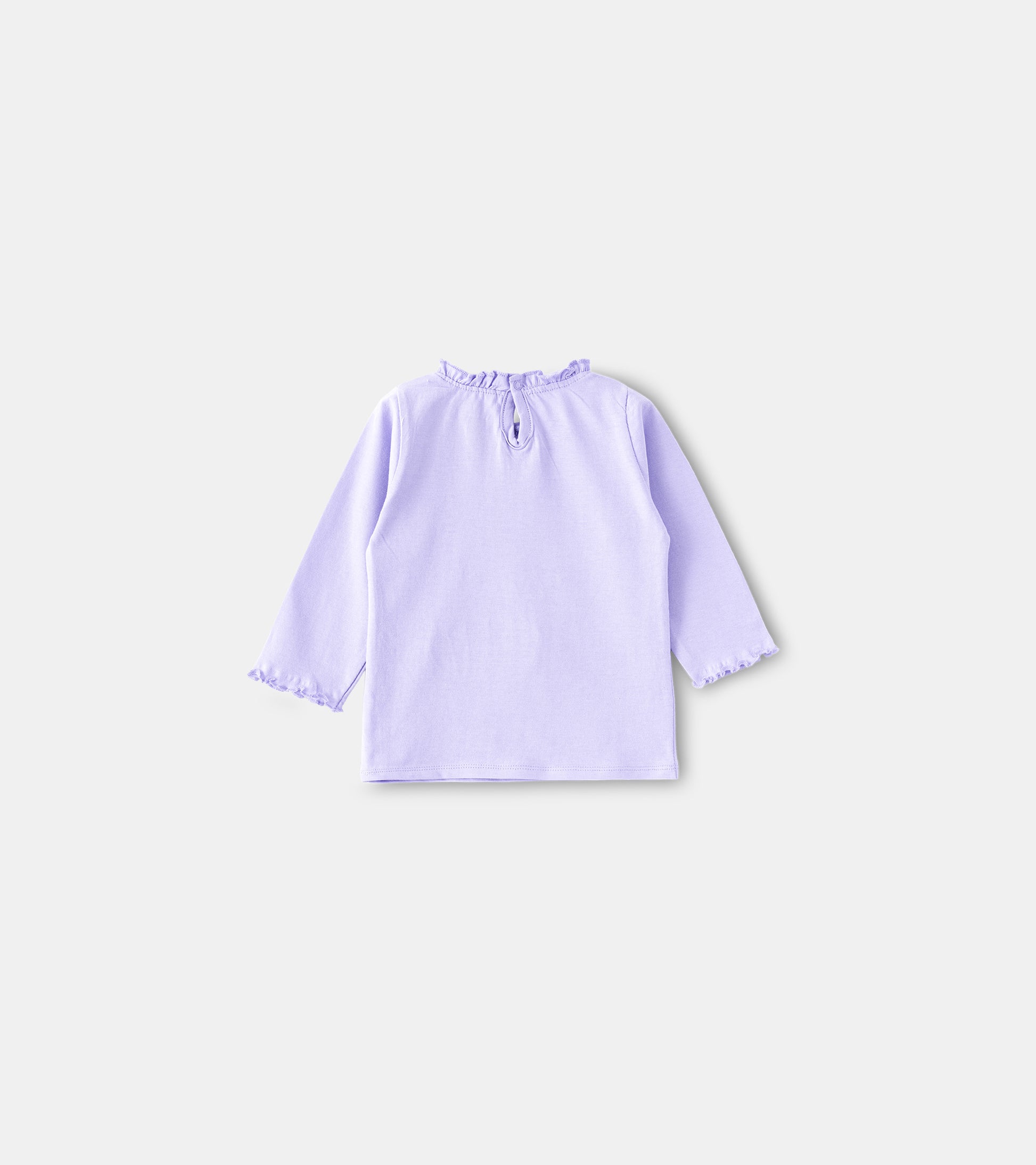 Tiny & Adorable Lilac Turtle Print Pure Cotton T-Shirt