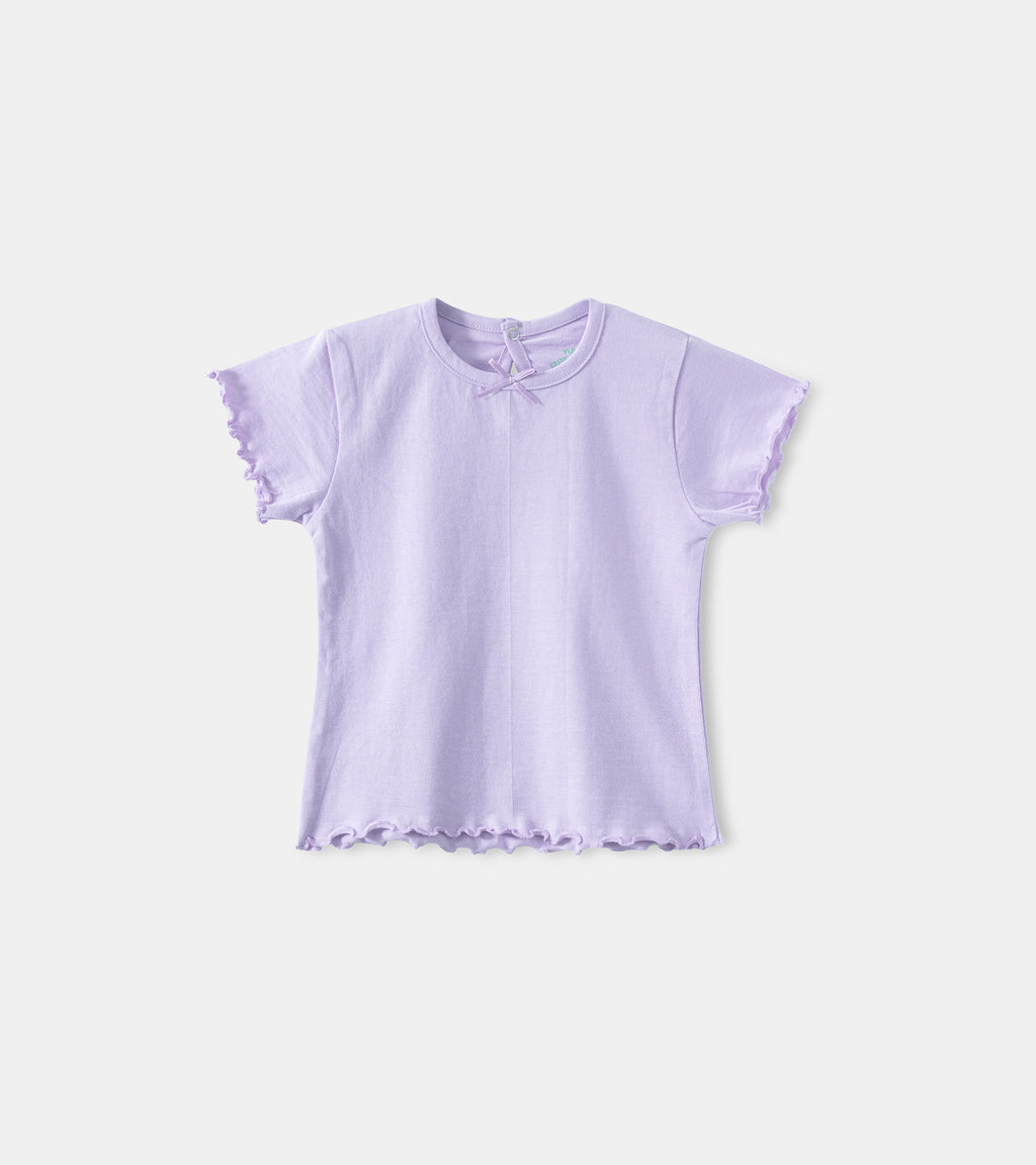 Soft pastel Lilac, Baby Girl Tee