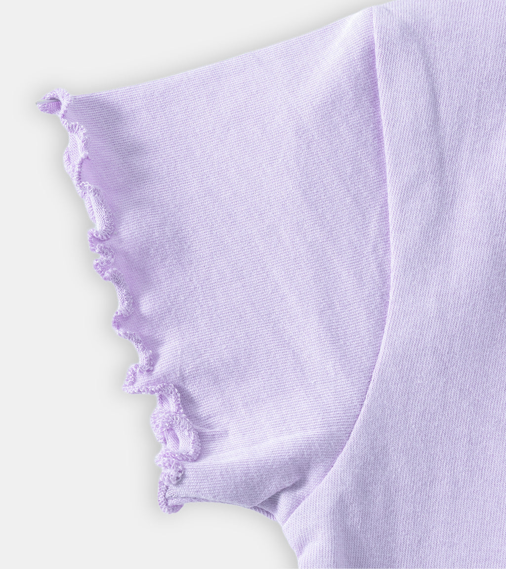 Soft pastel Lilac, Baby Girl Tee