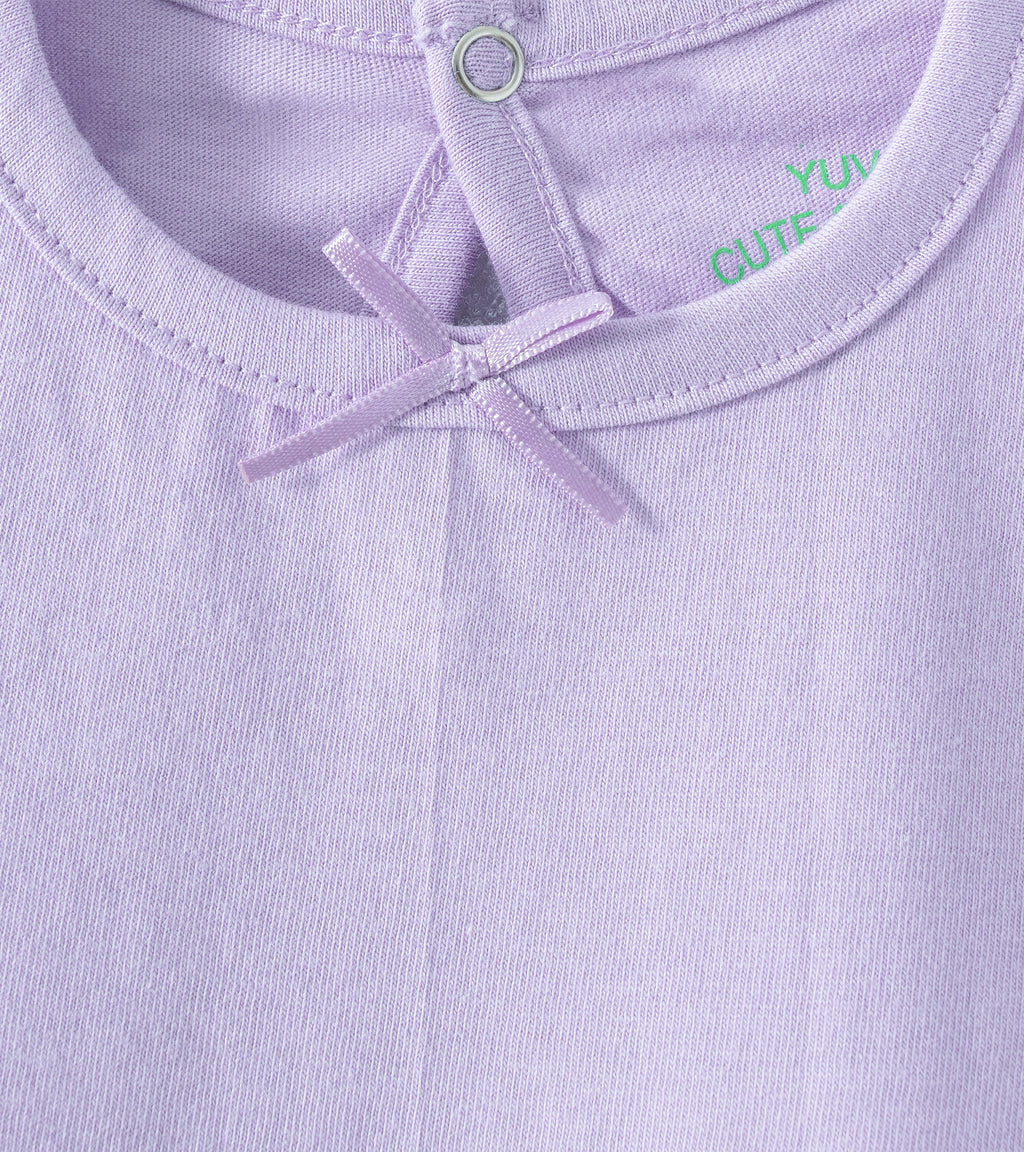 Soft pastel Lilac, Baby Girl Tee