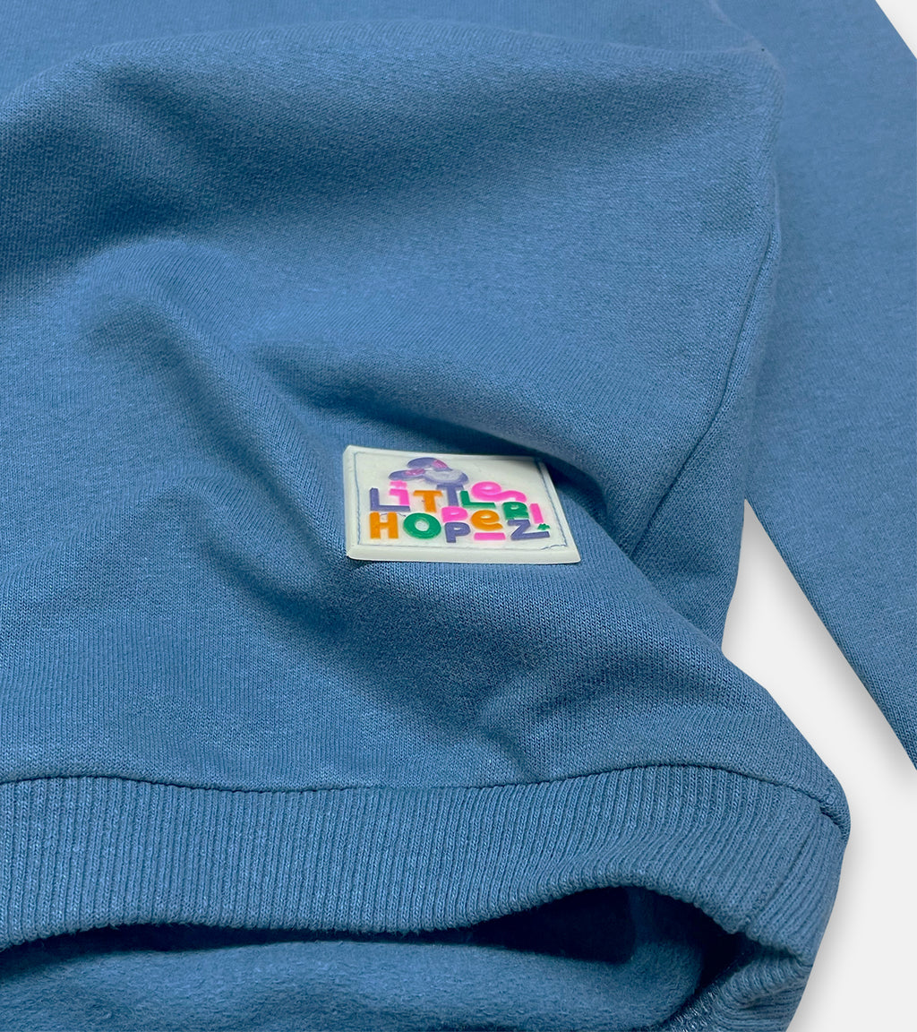Full of Joy with Solid Blue Hoodies - Pack of 2