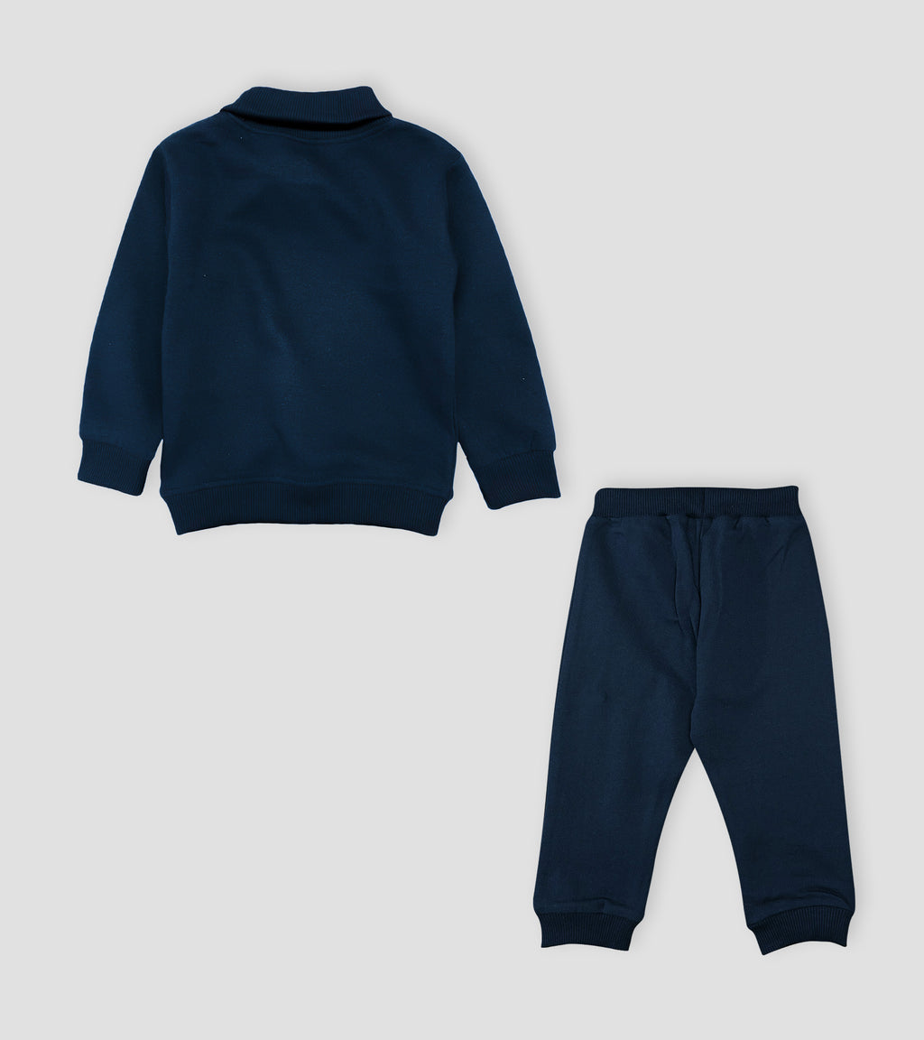 Tiny Explorer Midnight Navy Turtleneck & Jogger Set
