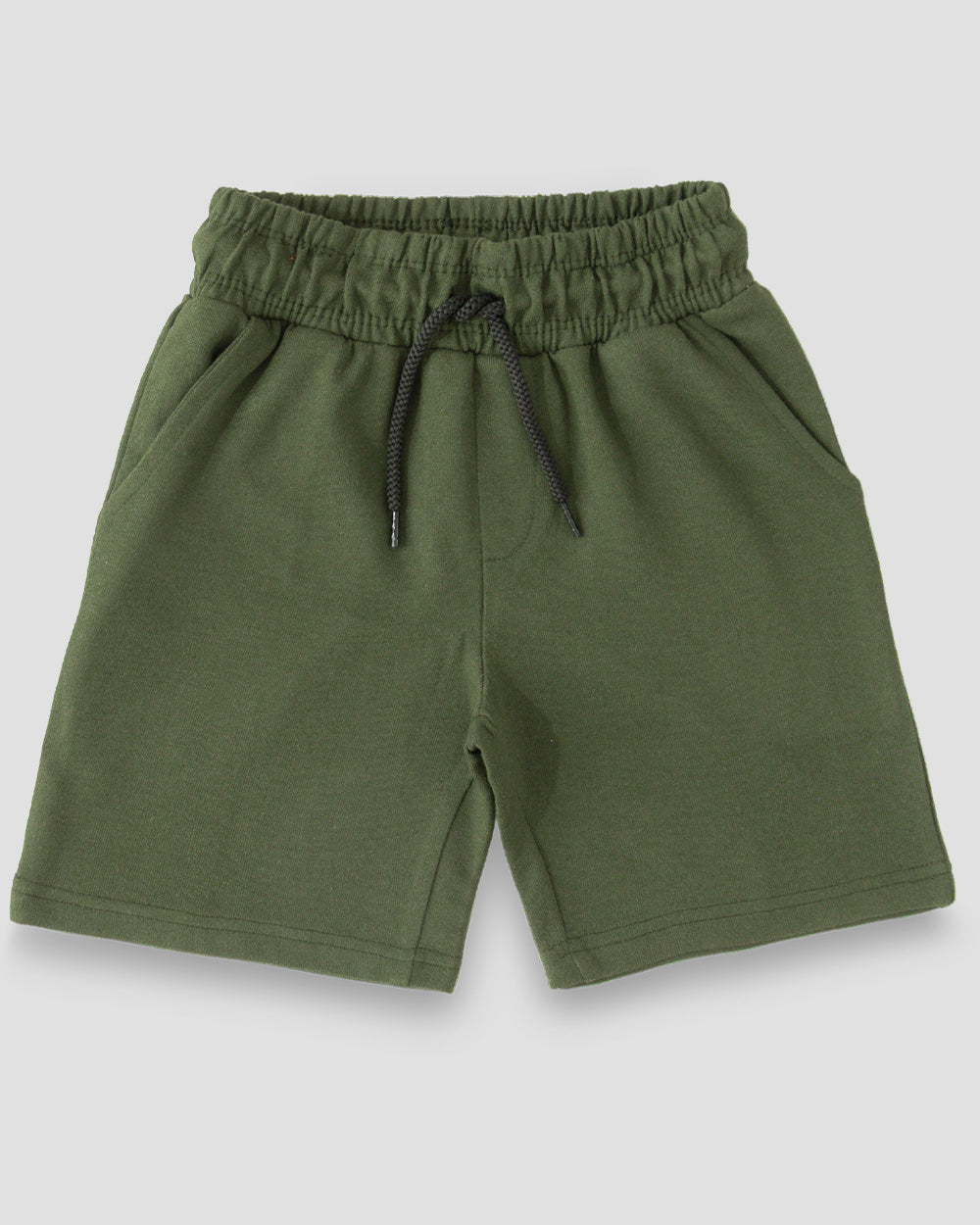 Adventure-Ready: Boys' Durable Olive Pocket Shorts