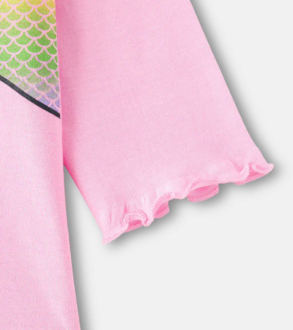 Mermaids & Magic: Enchanting 100% Cotton T-Shirt Collection for Babies