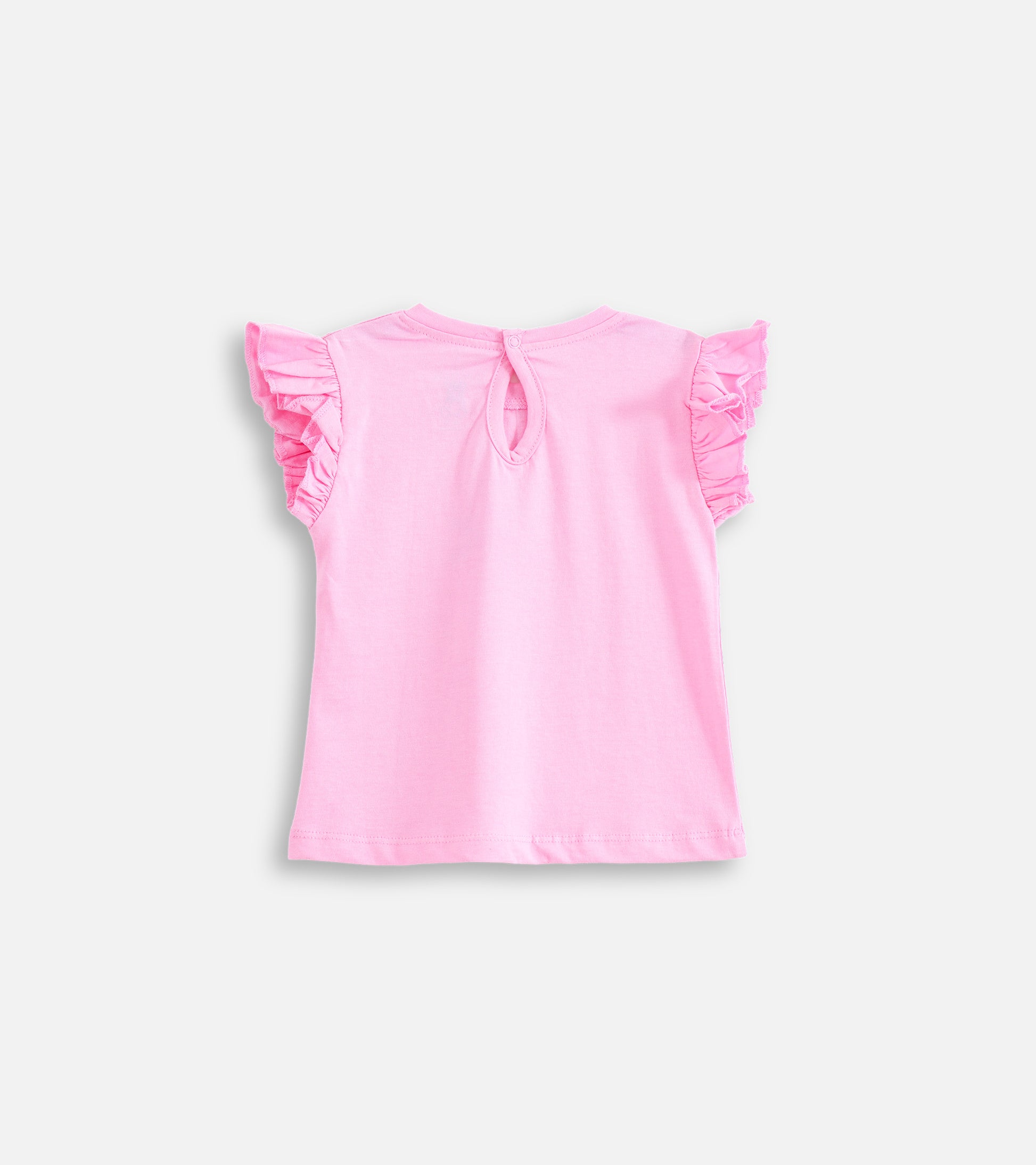 Berry Pink Strawberry Baby Girl Tee