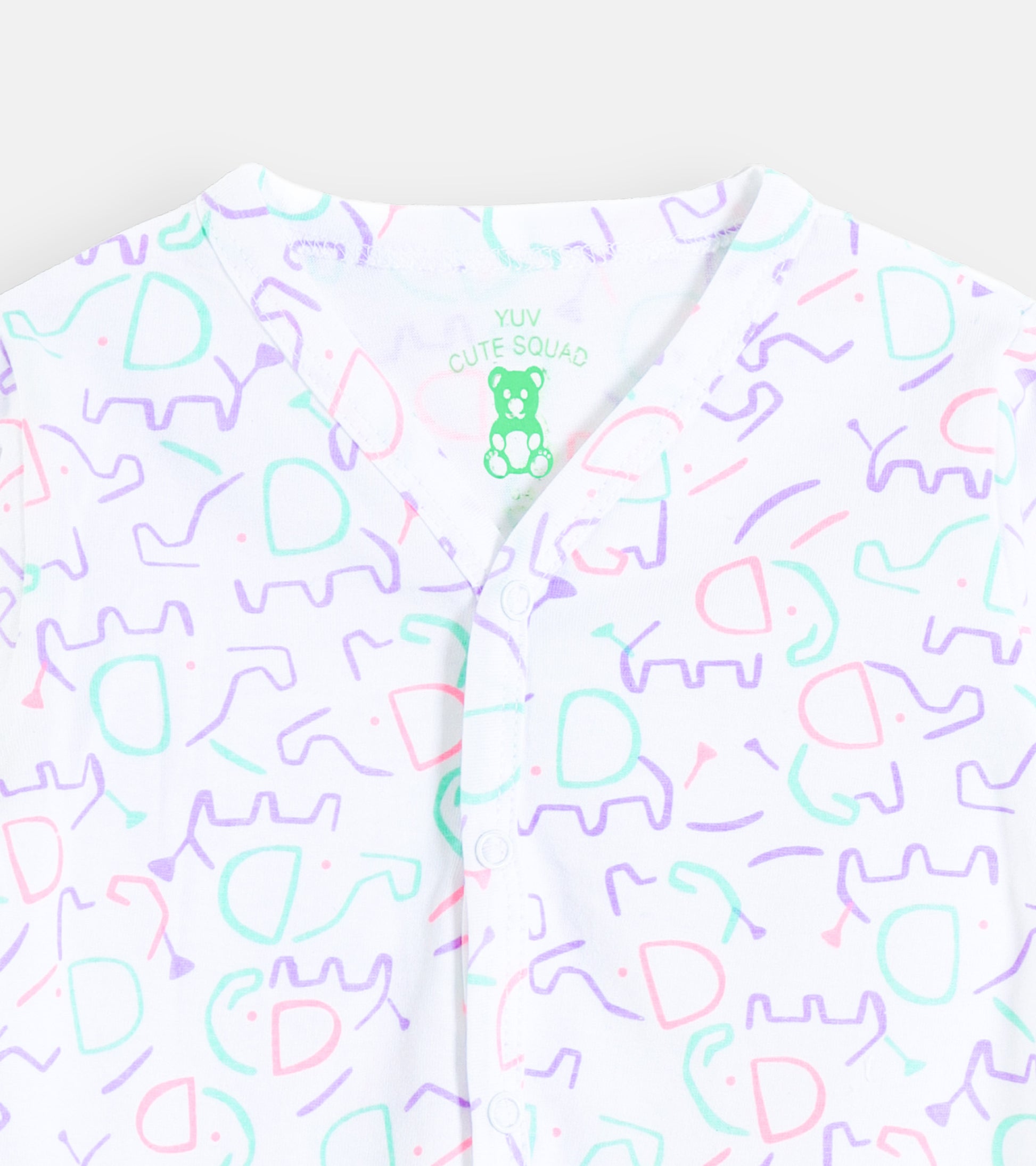 Cheerful Prints & Gentle Cotton: Premium Front-Open Baby Tshirts