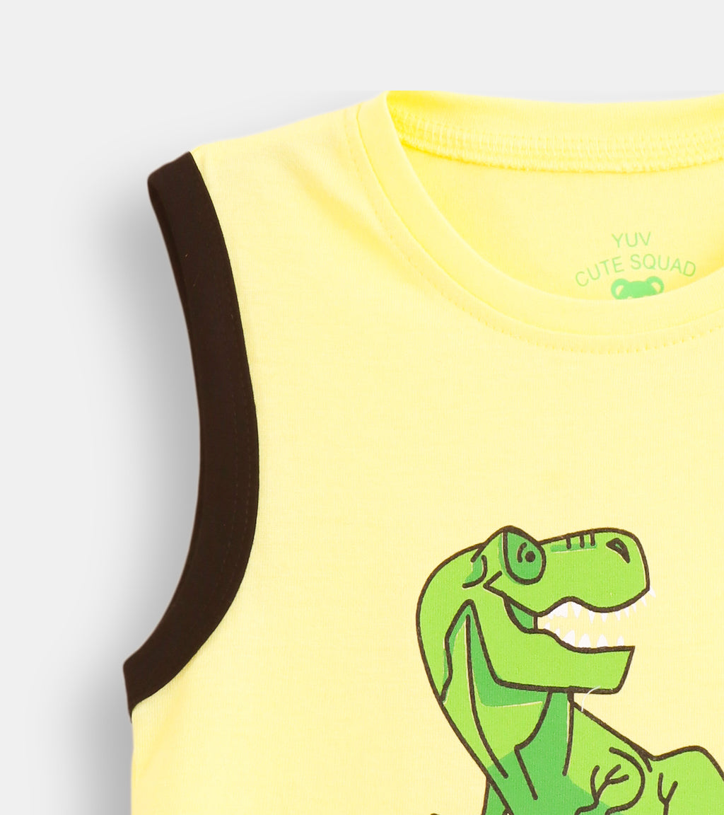 Soft & Cozy Sleeveless Unisex Tees (0-24 Months)
