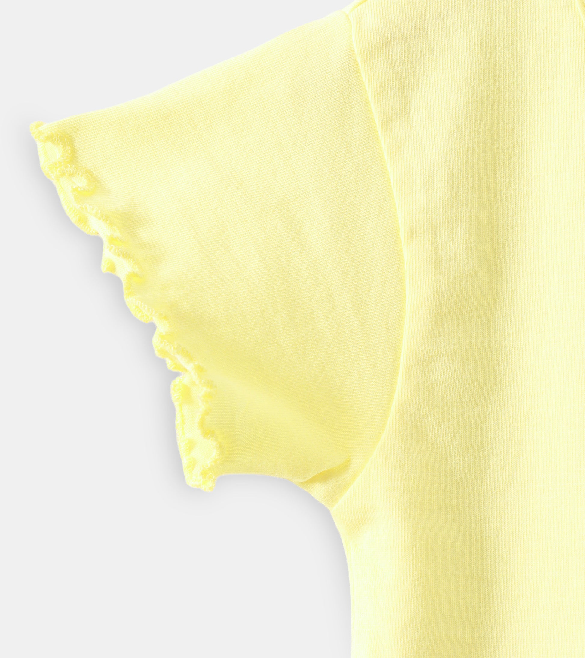 Soft pastel Lemon Yellow, Baby Girl Tee