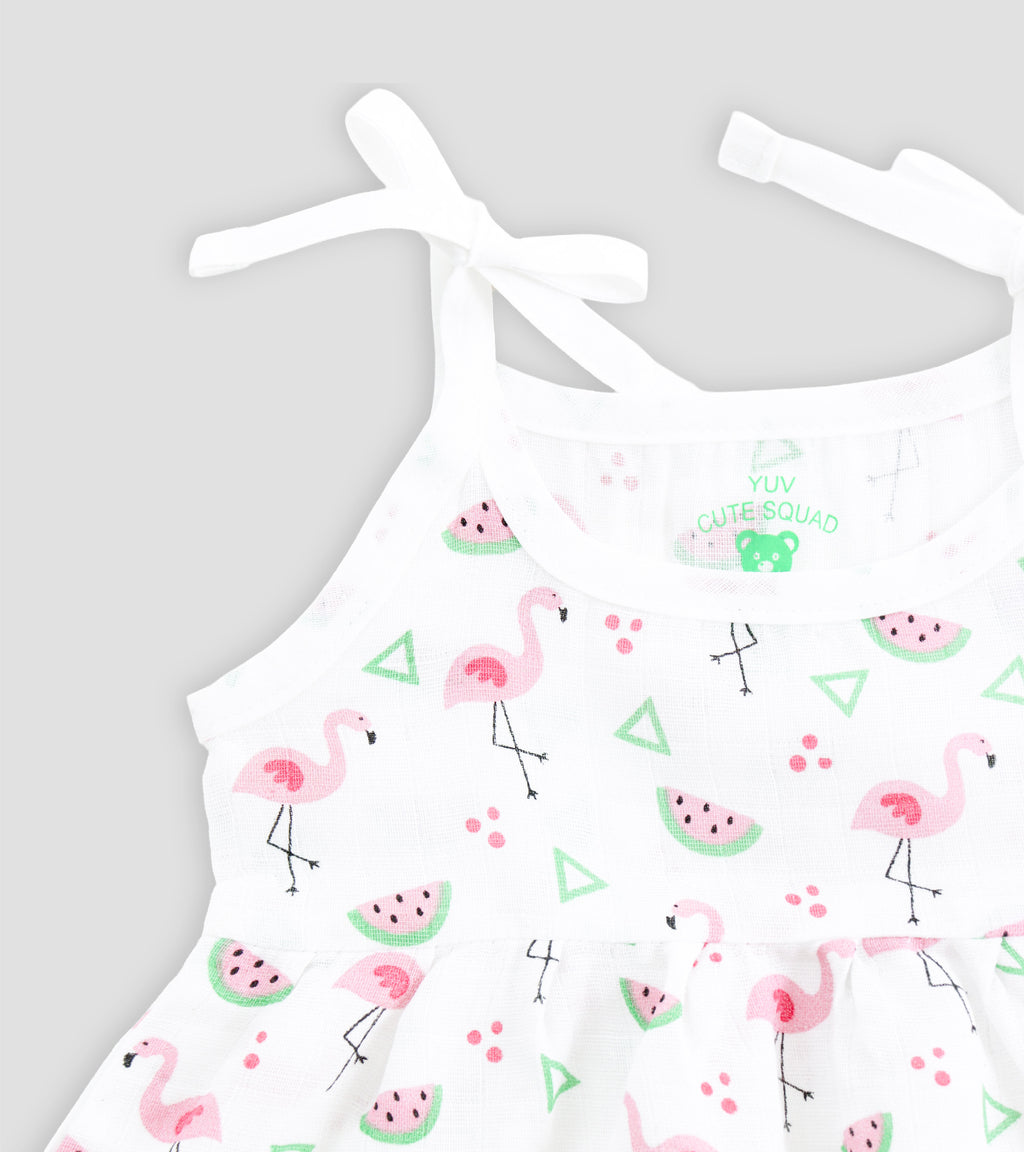 Sweet Sunshine & Rainbows Organic Muslin Dress Pack