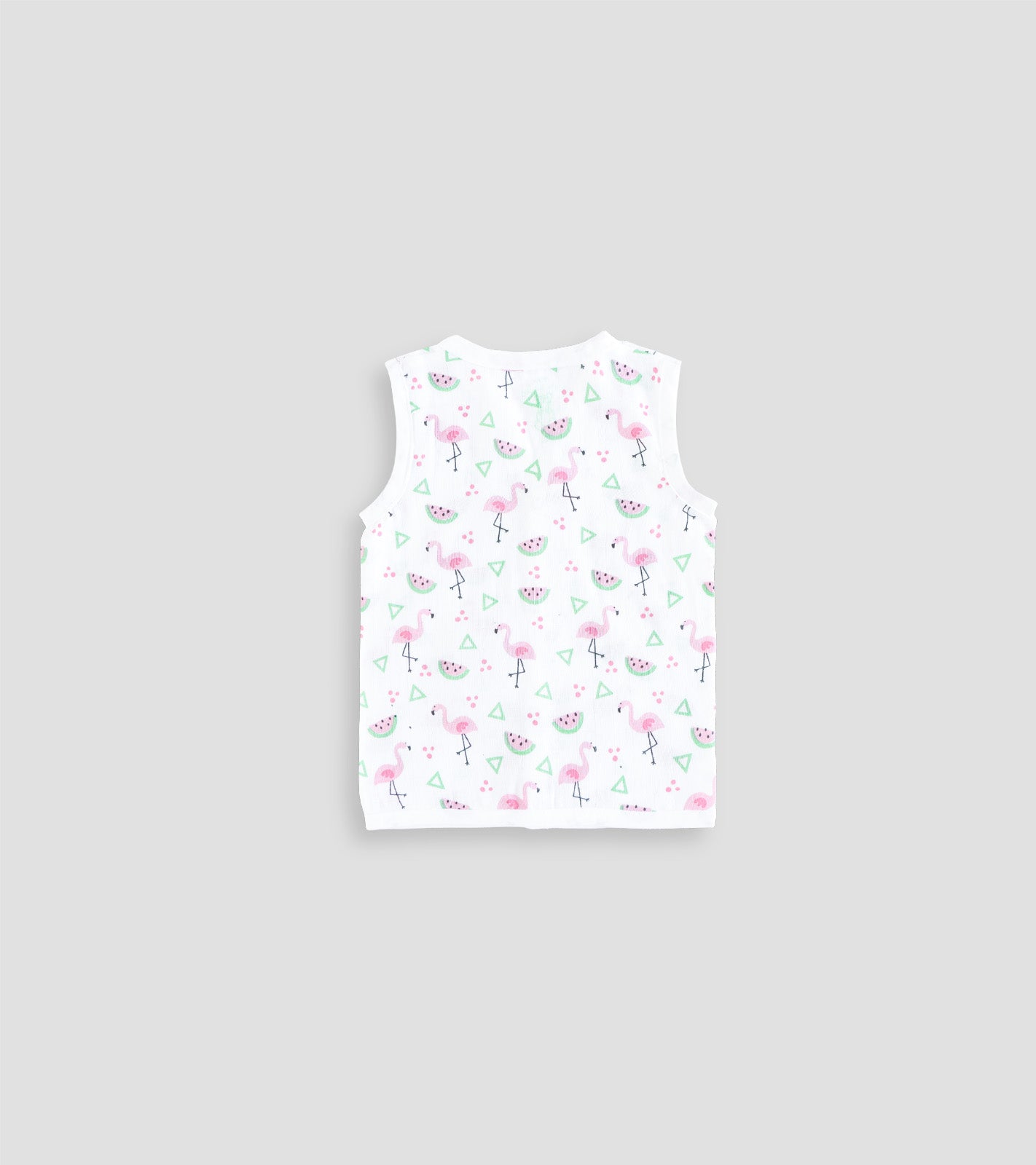 Tropical Cotton Sleeveless Front Open Baby Jabla