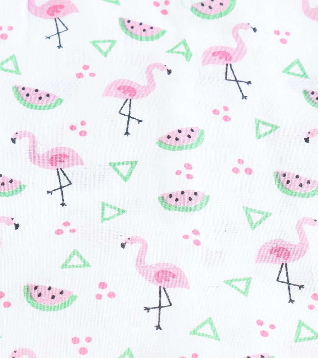 Tropical Cotton Sleeveless Front Open Baby Jabla