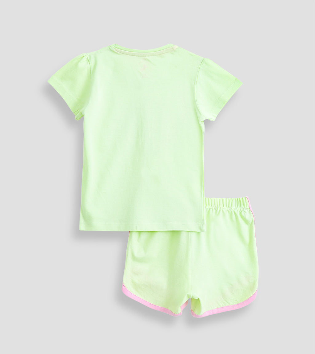 Enchanted Playtime: Whimsical Graphic Co-ord Outfit