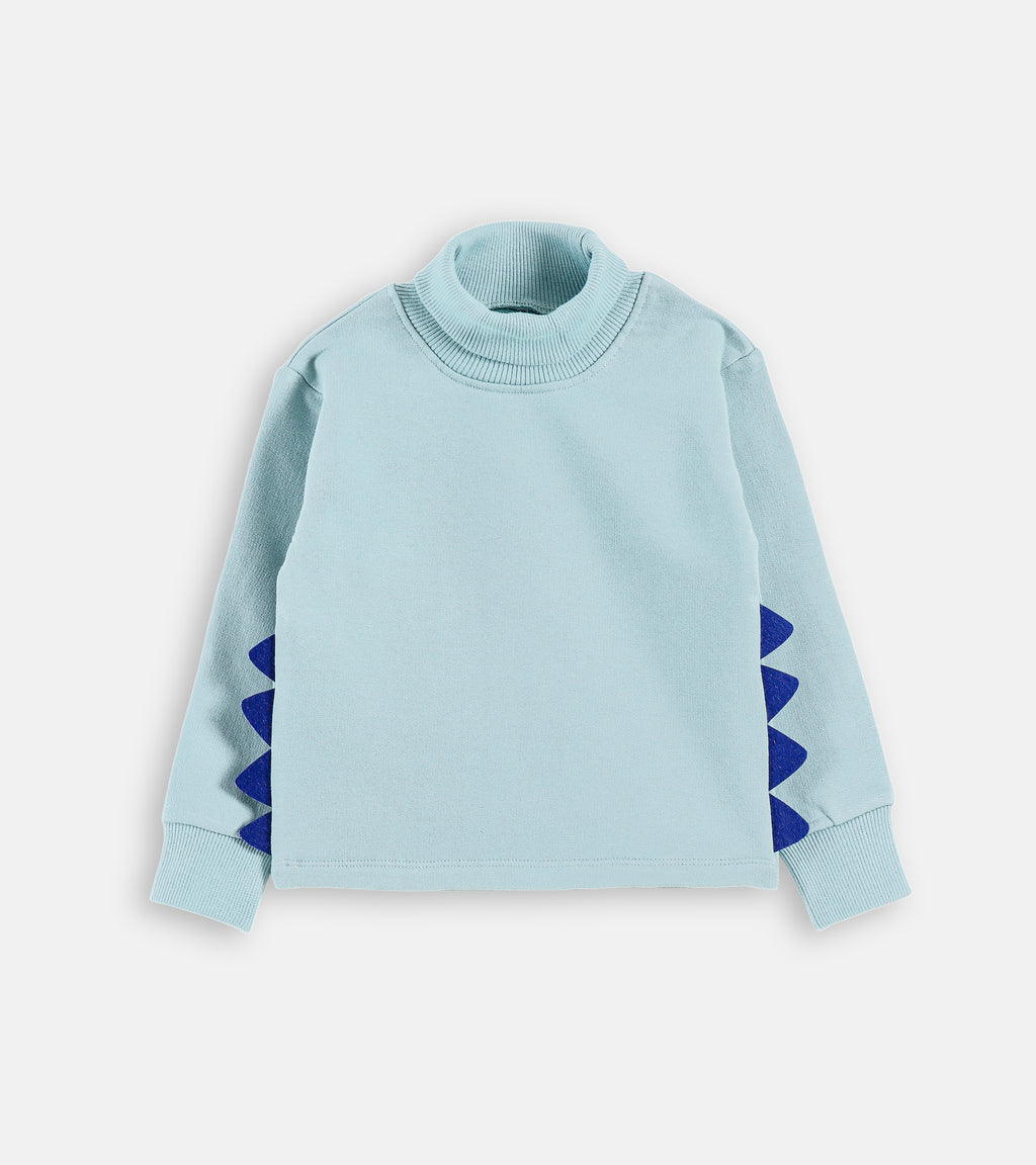 Little Dino 3D Spike Mock-Neck Lounge Set