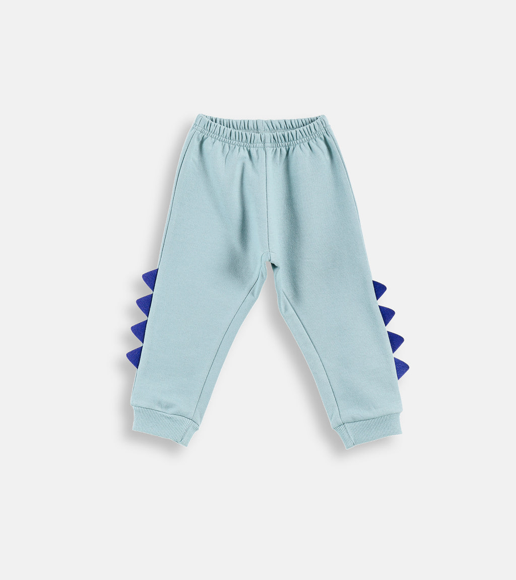 Little Dino 3D Spike Mock-Neck Lounge Set